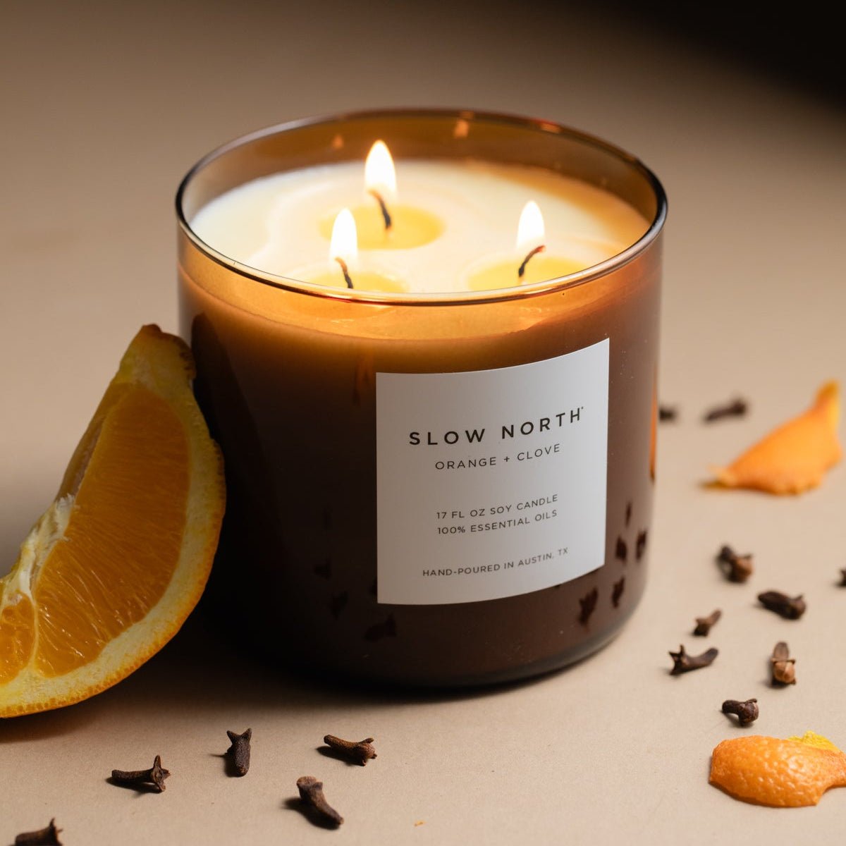 Slow North Orange + Clove - Signature 3 - Wick Candle