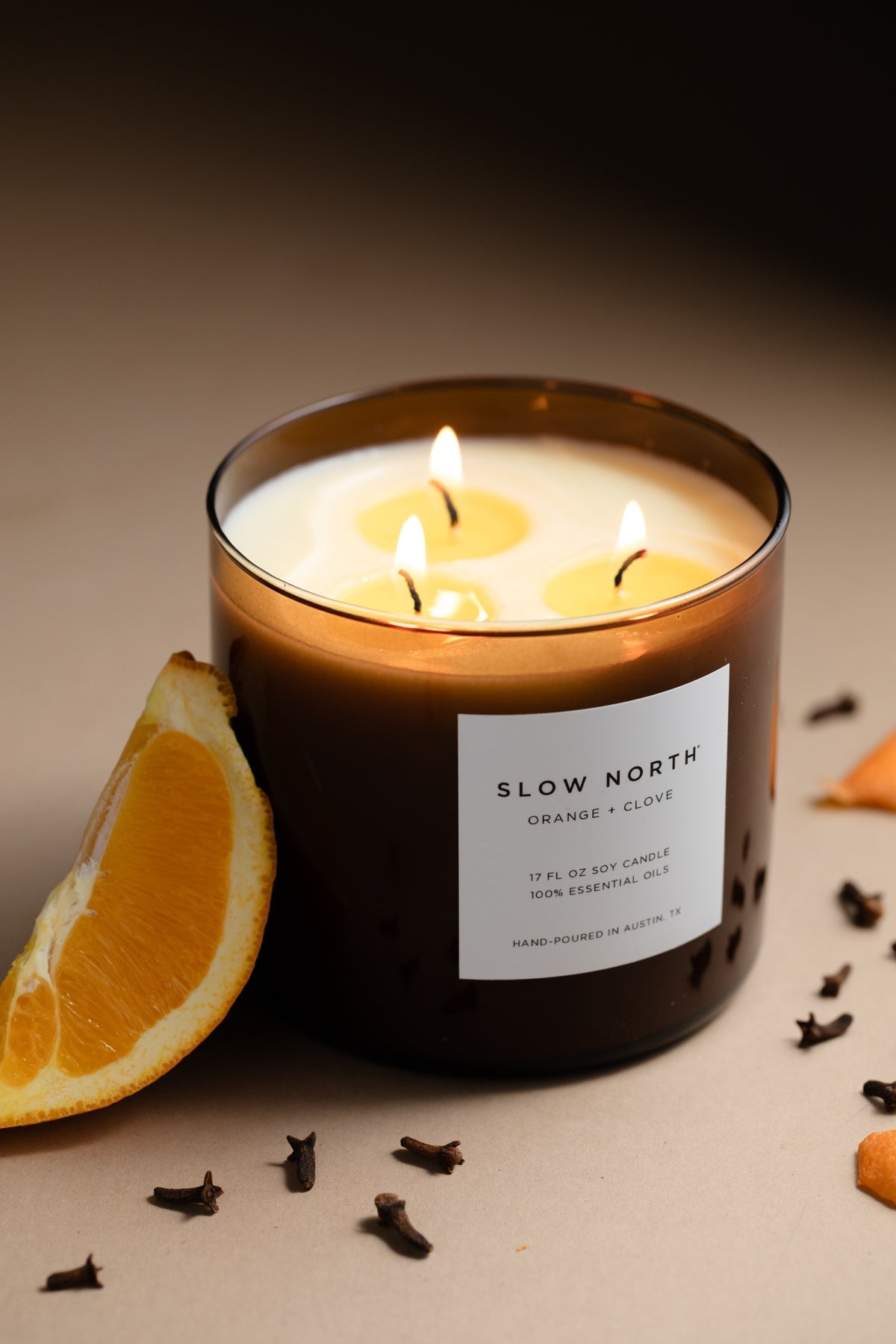 Slow North Orange + Clove - Signature 3 - Wick Candle