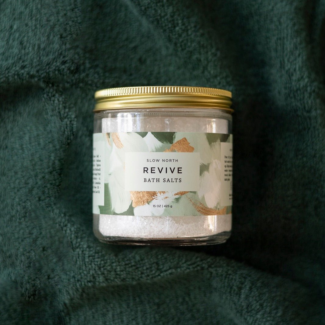 Slow North Revive Bath Salts - 15 oz Jar