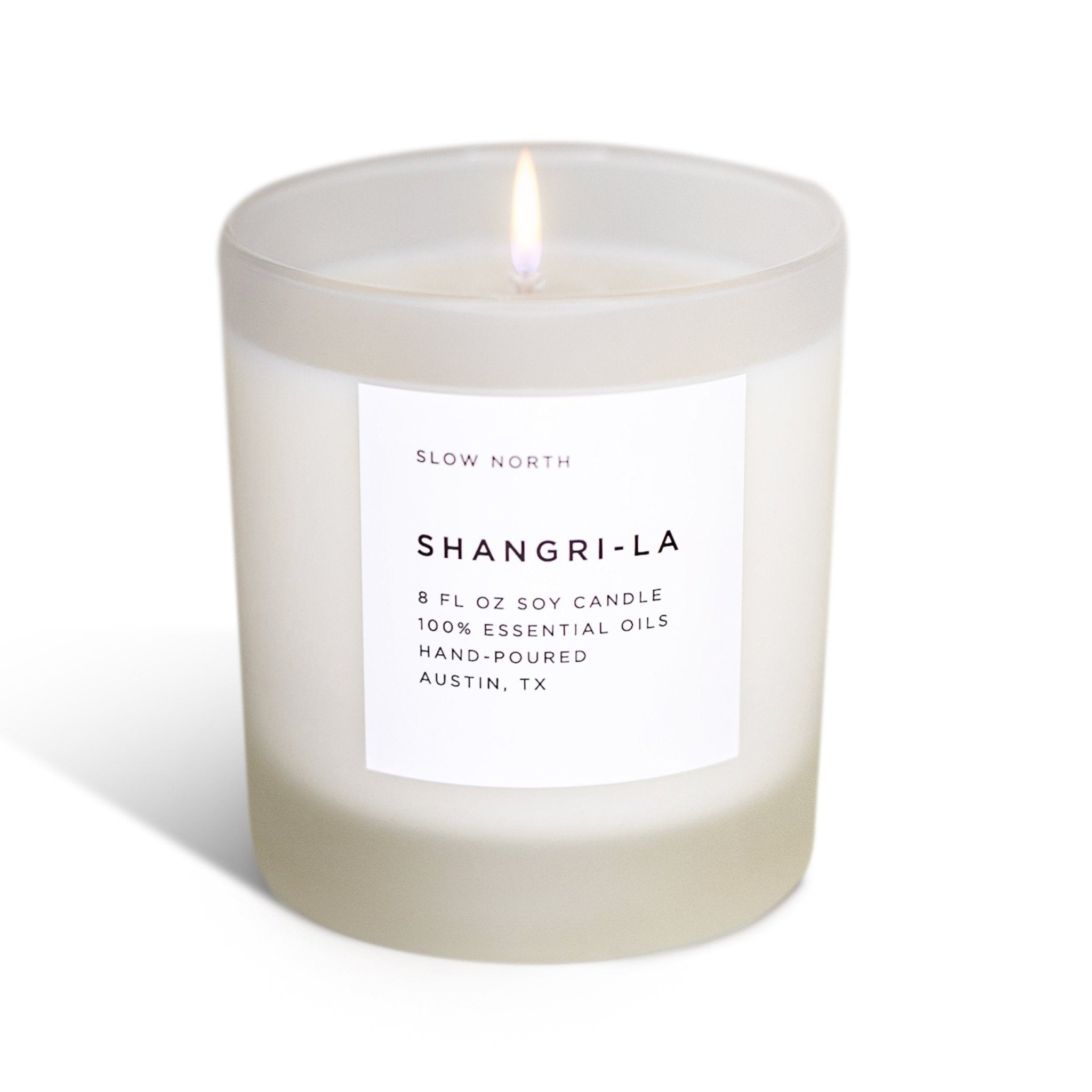 Slow North Shangri - La - Signature Candle (Eucalyptus + Lavender + Lemongrass)