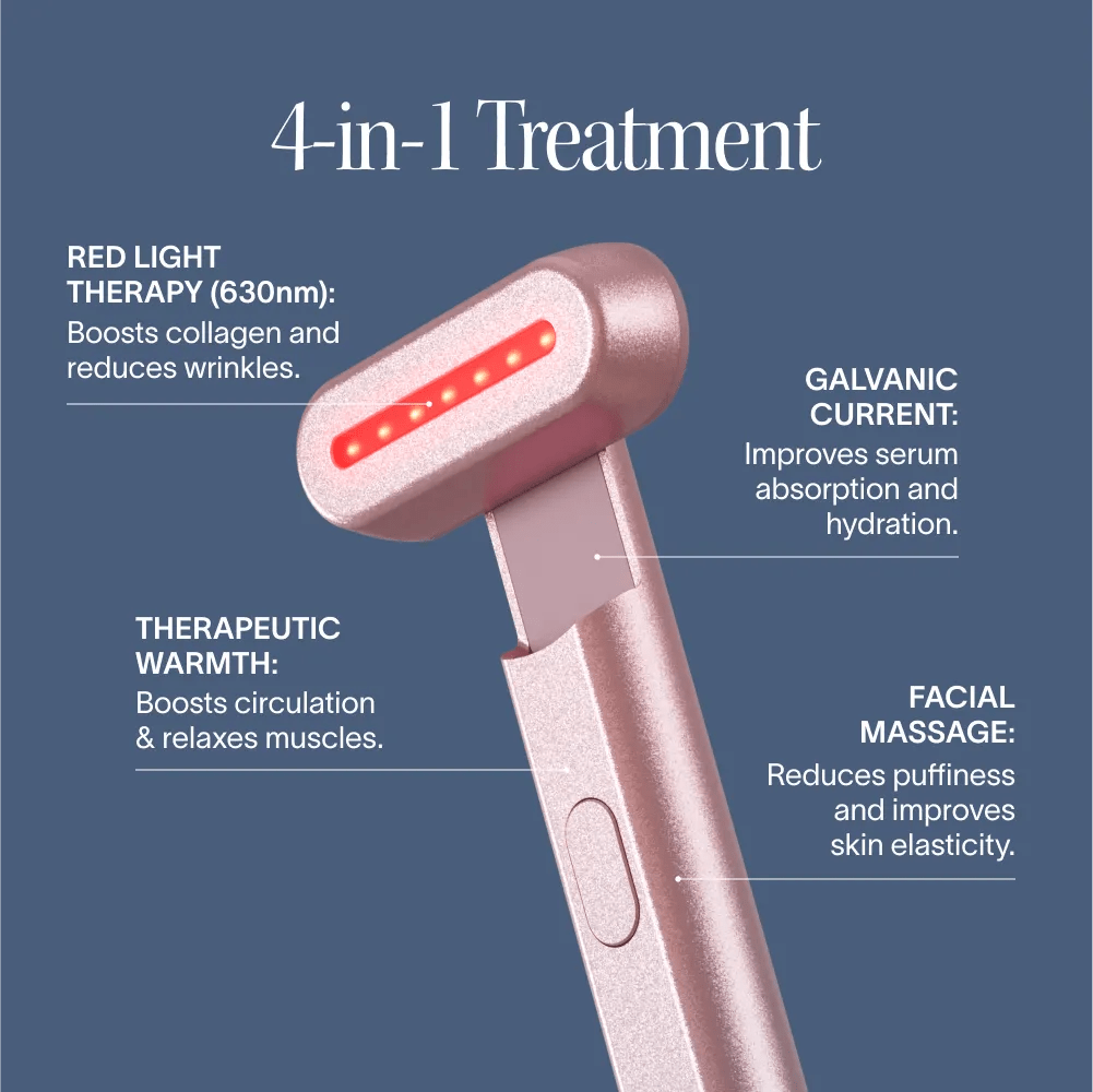 Solawave 4 - in - 1 Red Light Therapy Wand & Activating Serum Kit