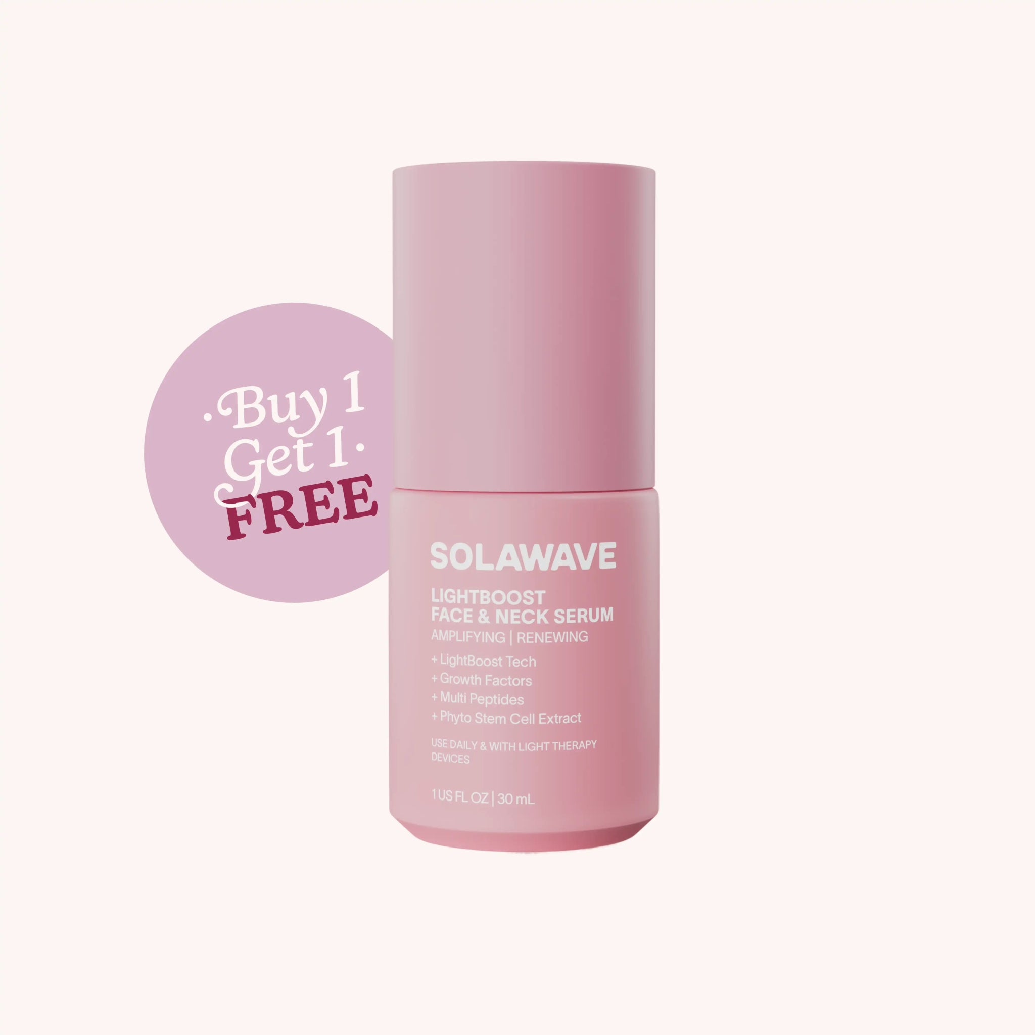 Solawave Light Therapy Boosting Face & Neck Serum
