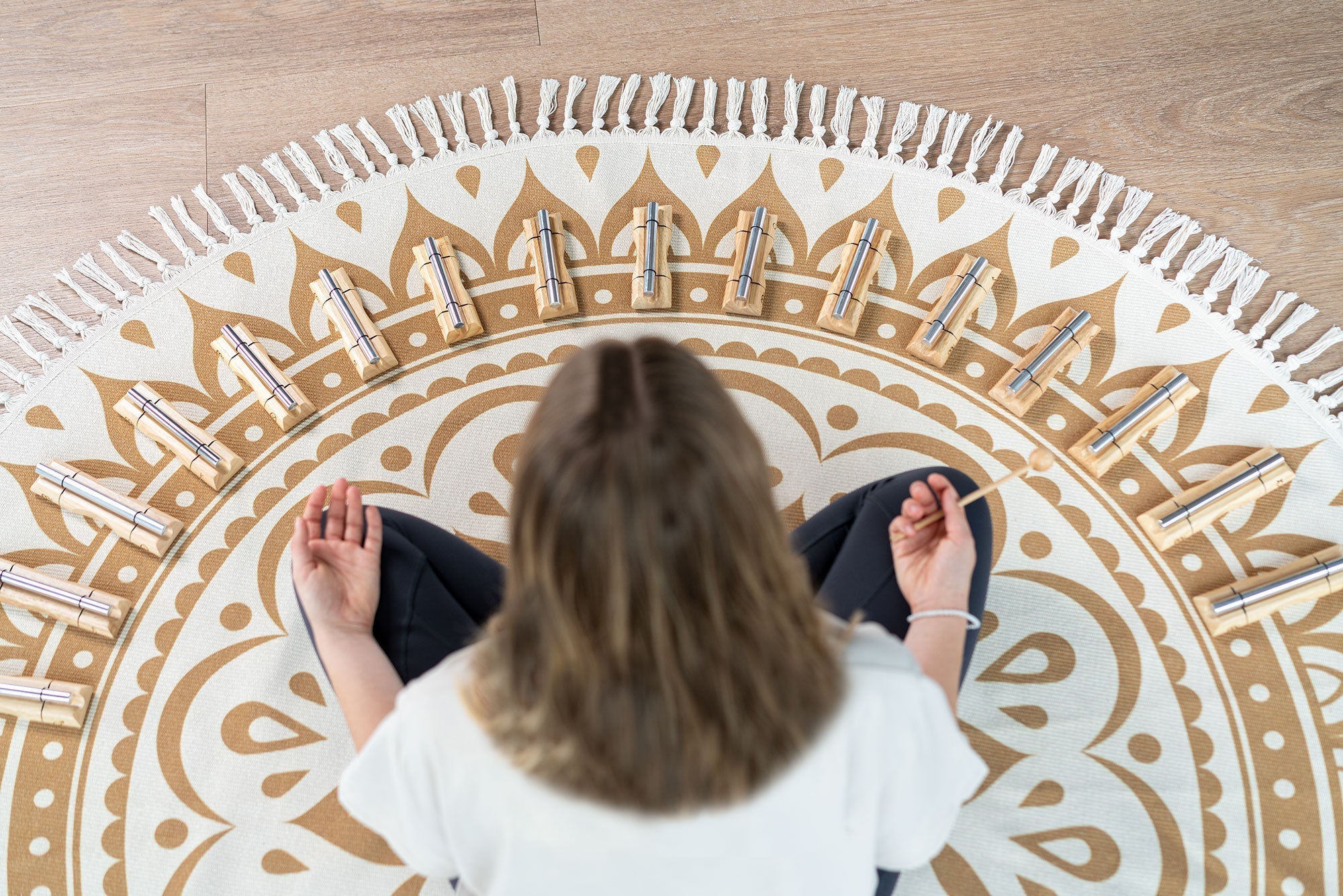 Sound Healing LAB 16 Energy Chimes Complete Planetary Set