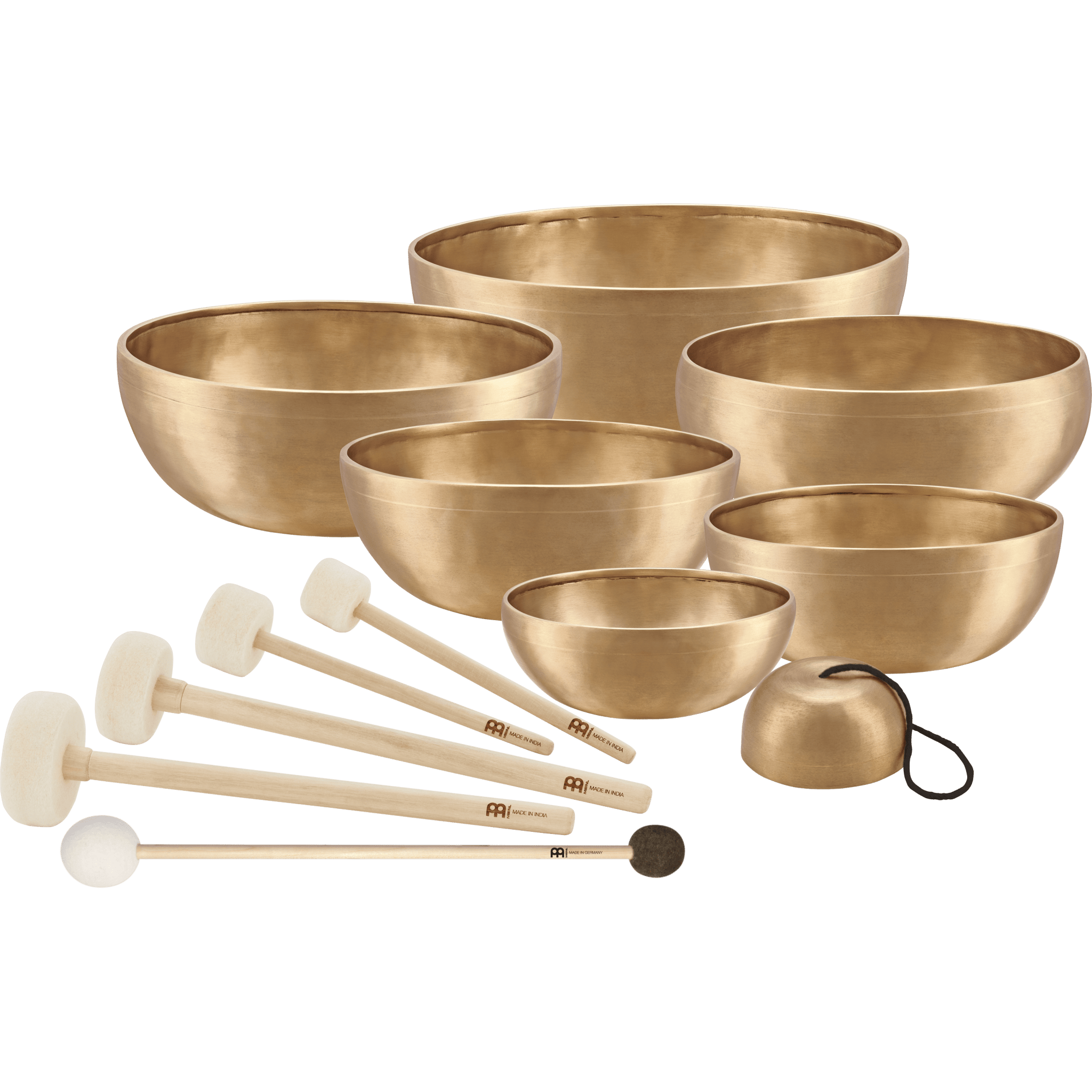 Sound Healing LAB Chakra Metal Singing Bowl Set - 7 Handmade Sound Healing Bowls