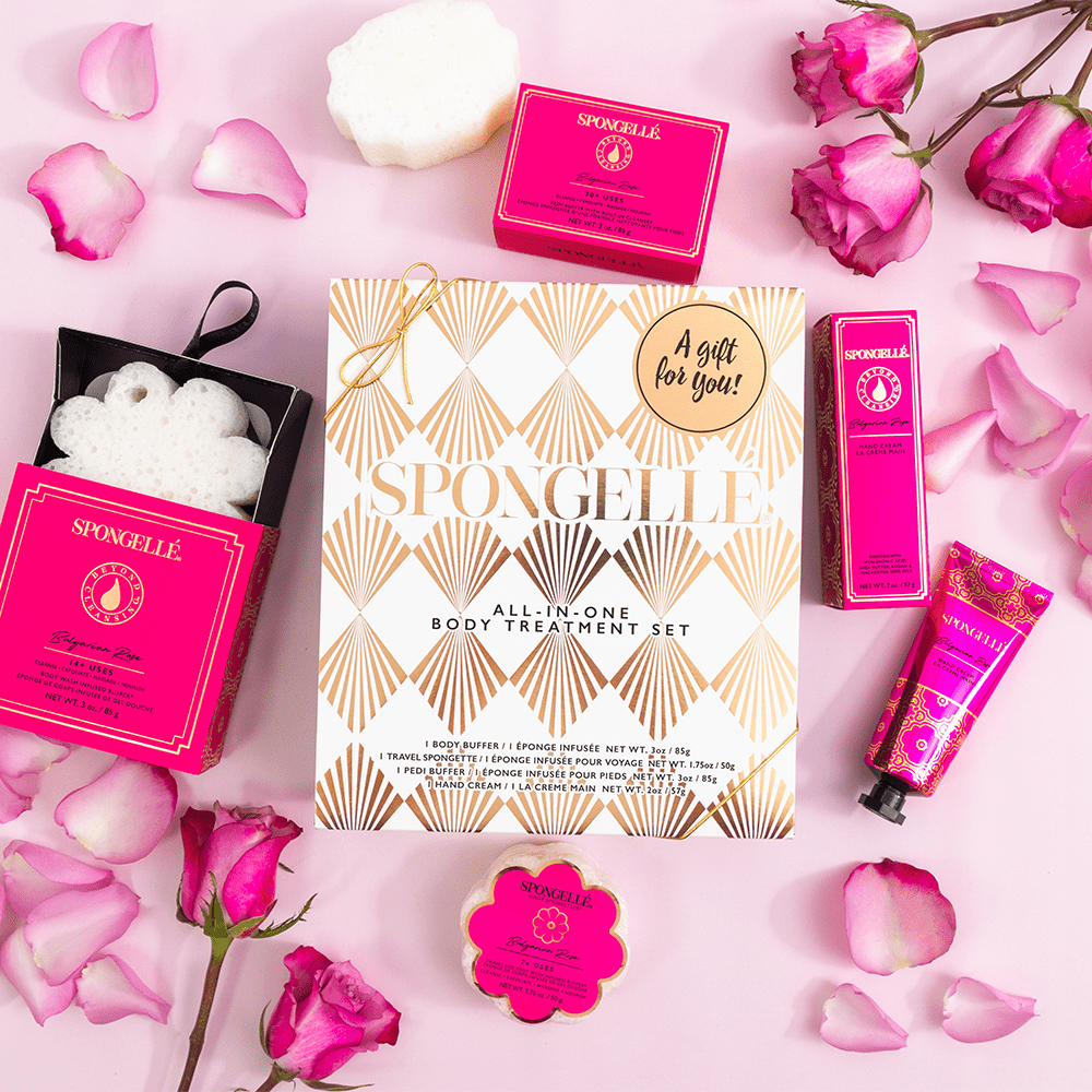 Spongellé Bulgarian Rose | Daisy Gift Set