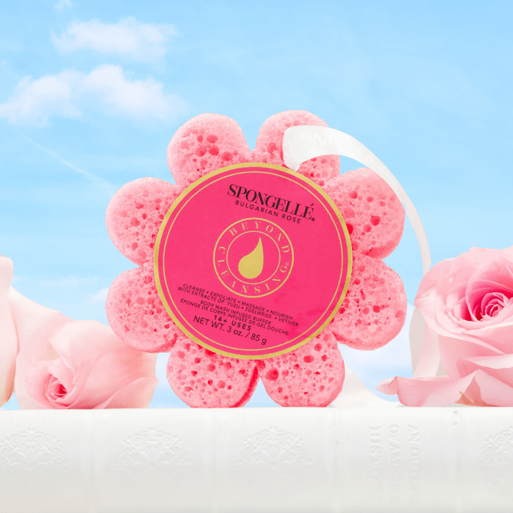Spongellé Bulgarian Rose | Wild Flower Bath Sponge