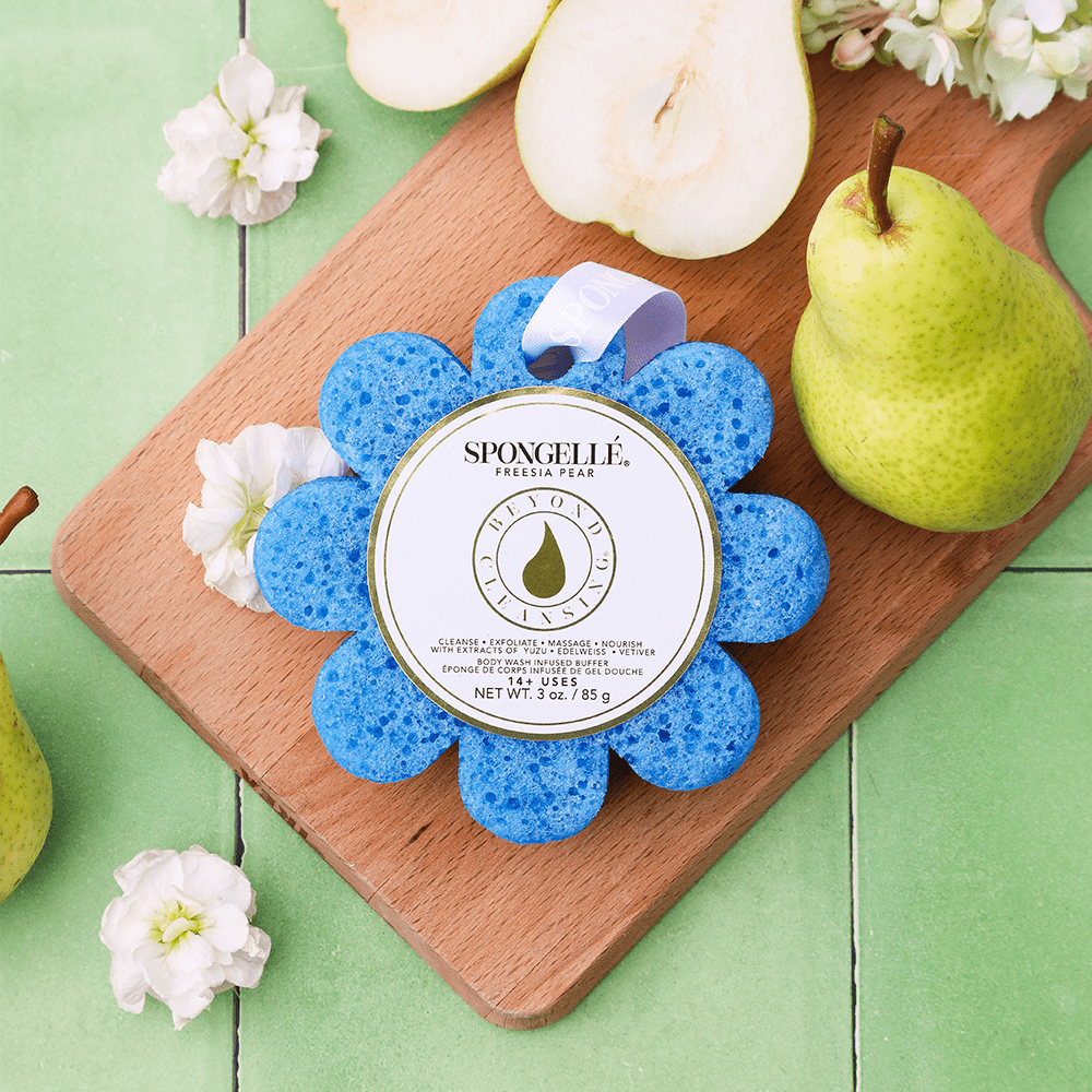 Spongellé Freesia Pear | Wild Flower Bath Sponge