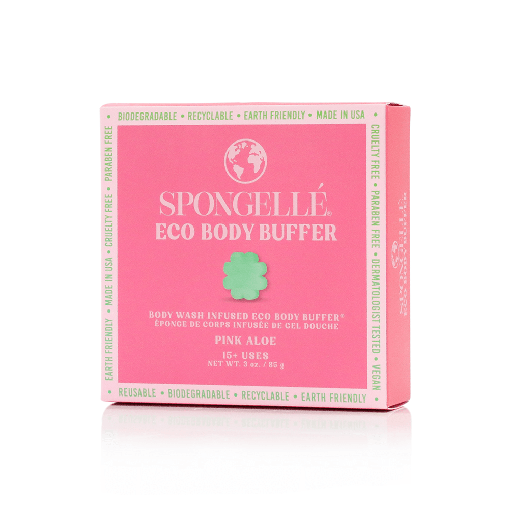 Spongellé Pink Aloe | Eco Body Buffer