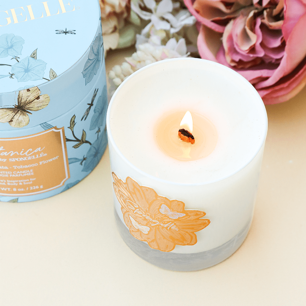 Spongellé Tobacco Flower | Botanica Candle
