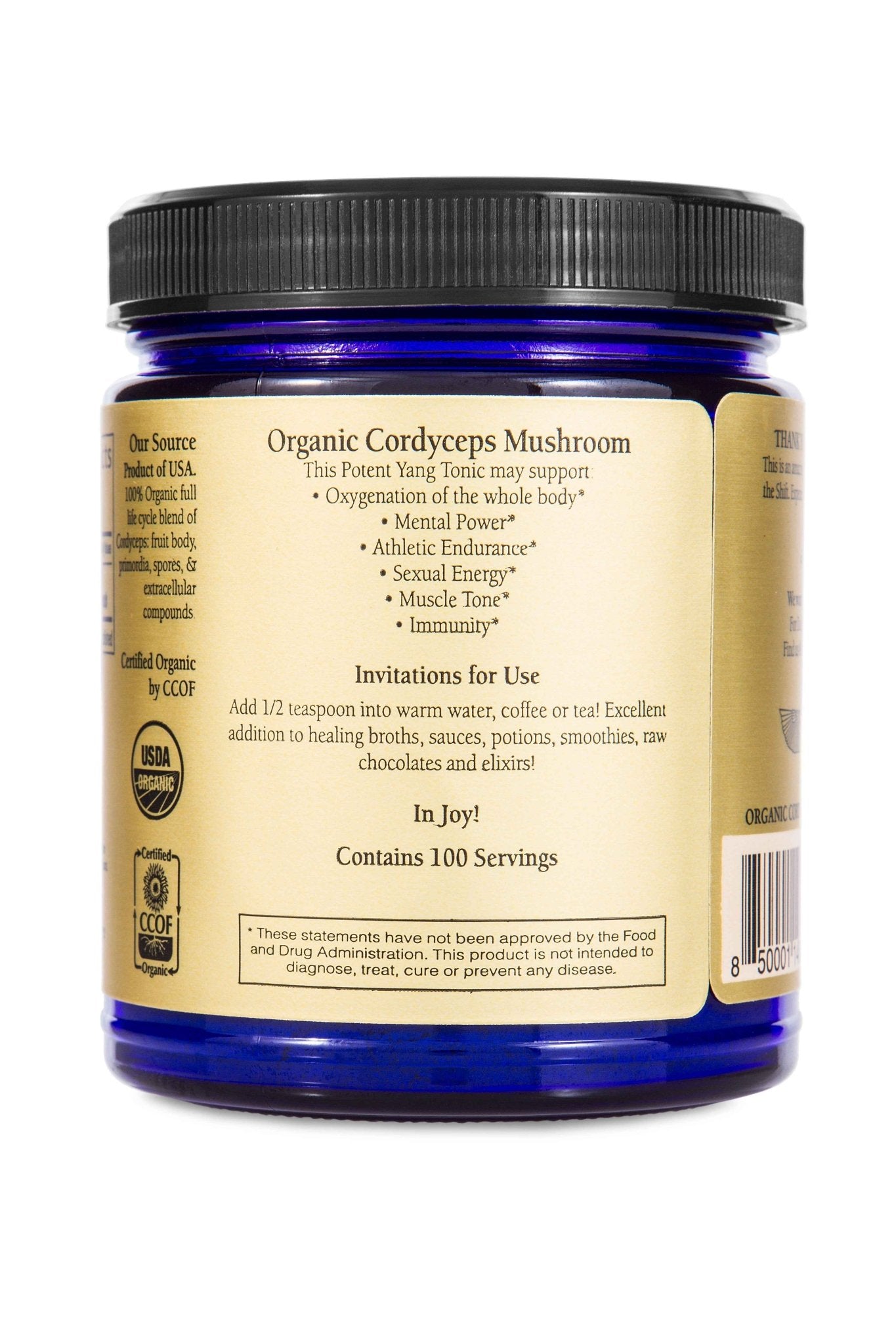 Sun Potion Cordyceps Mushroom Powder