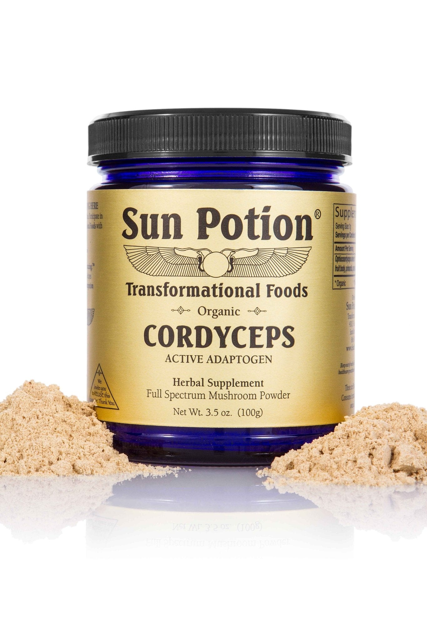 Sun Potion Cordyceps Mushroom Powder
