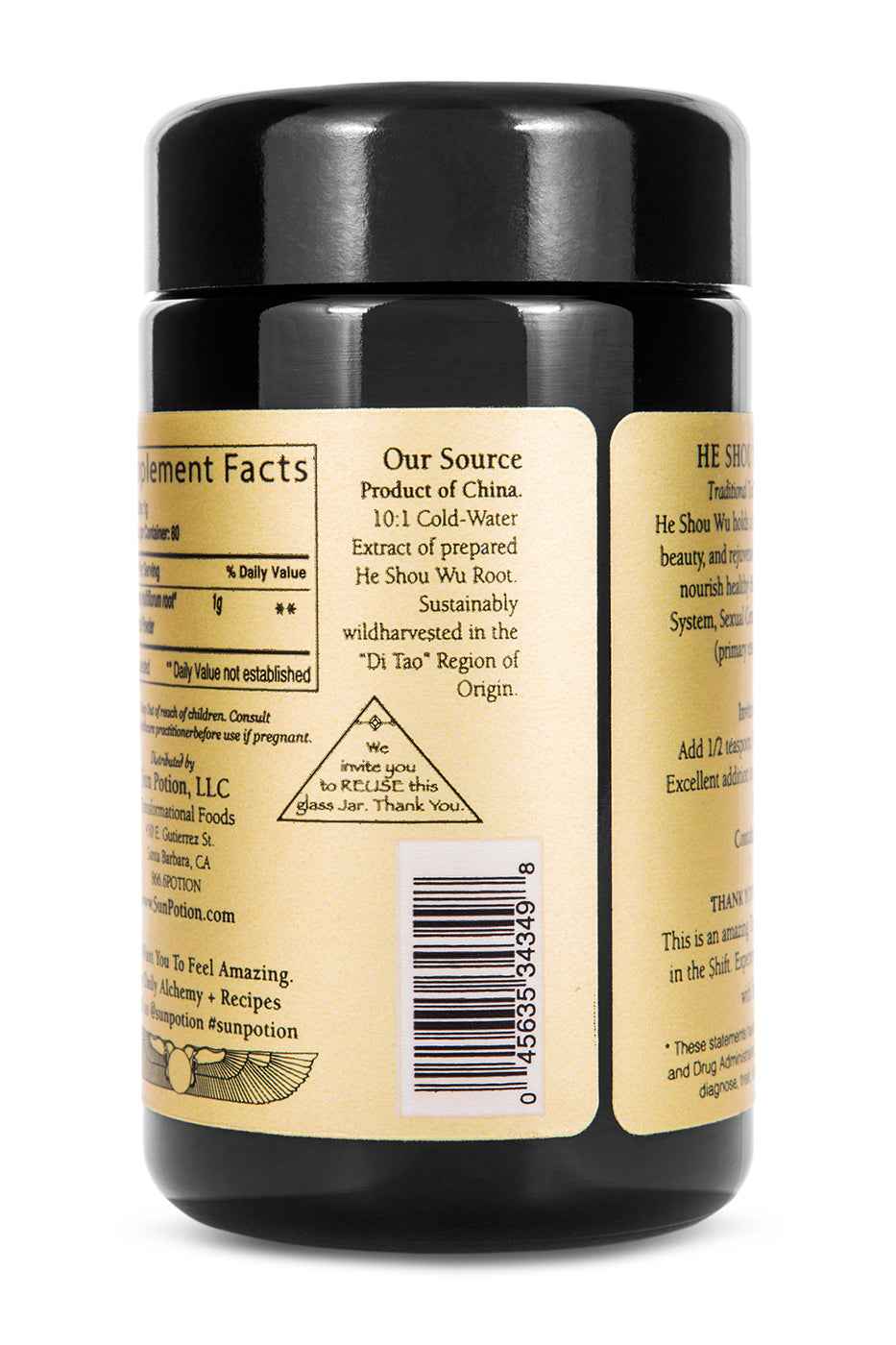 Sun Potion He Shou Wu (Wildcrafted)