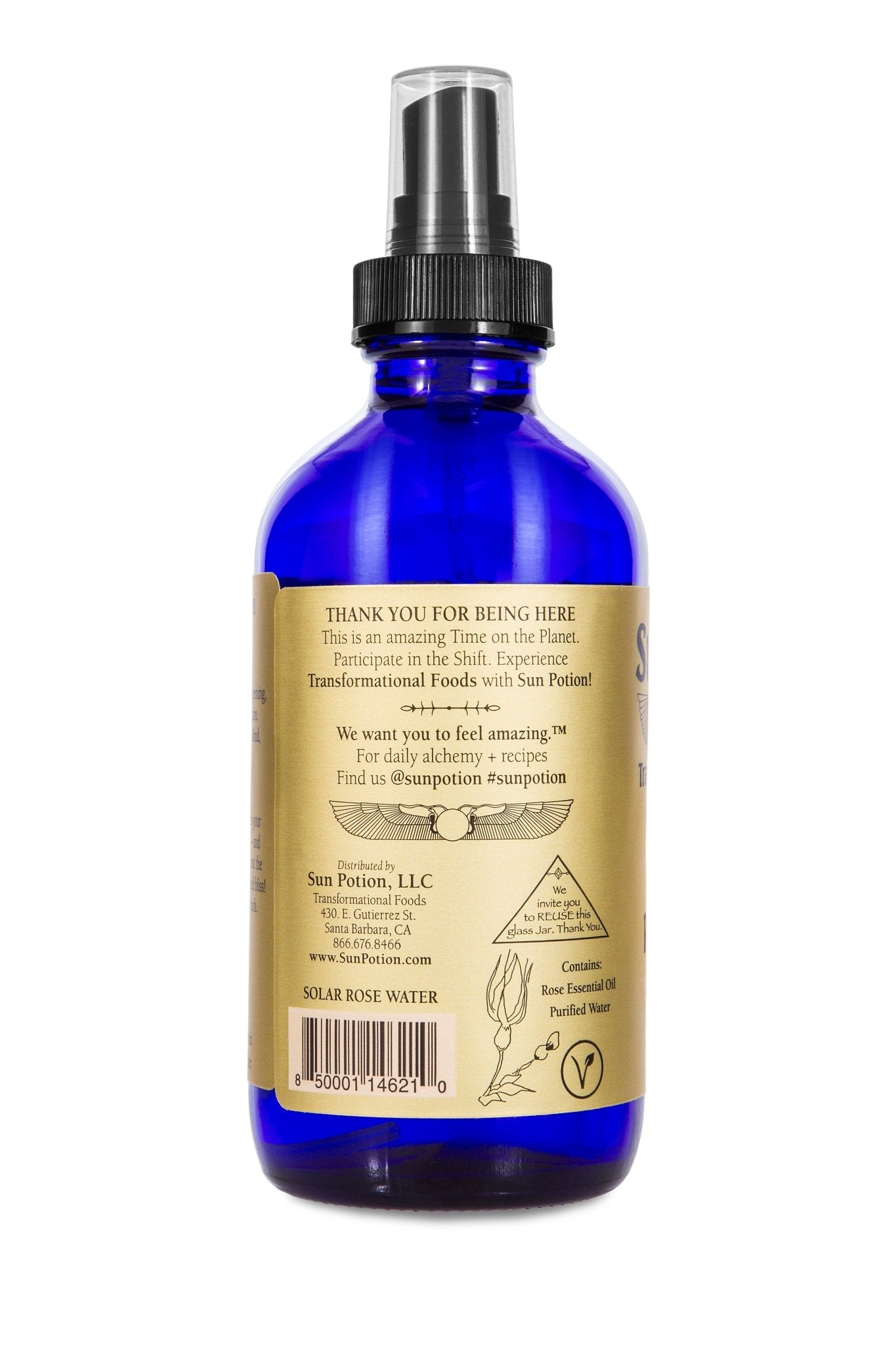 Sun Potion Solar Rose Water - Travel Ally Edition