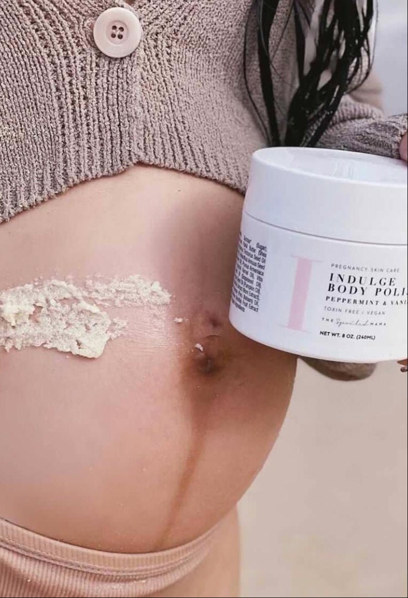 The Spoiled Mama Indulge Sugar Scrub for Stretch Marks