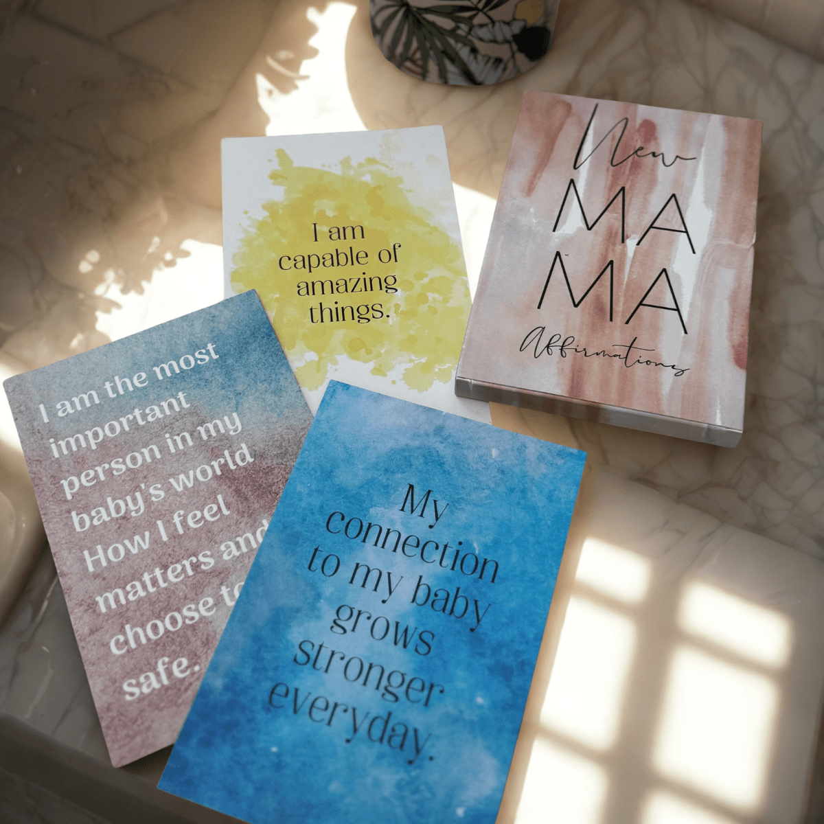 The Spoiled Mama Pregnancy Affirmation Cards