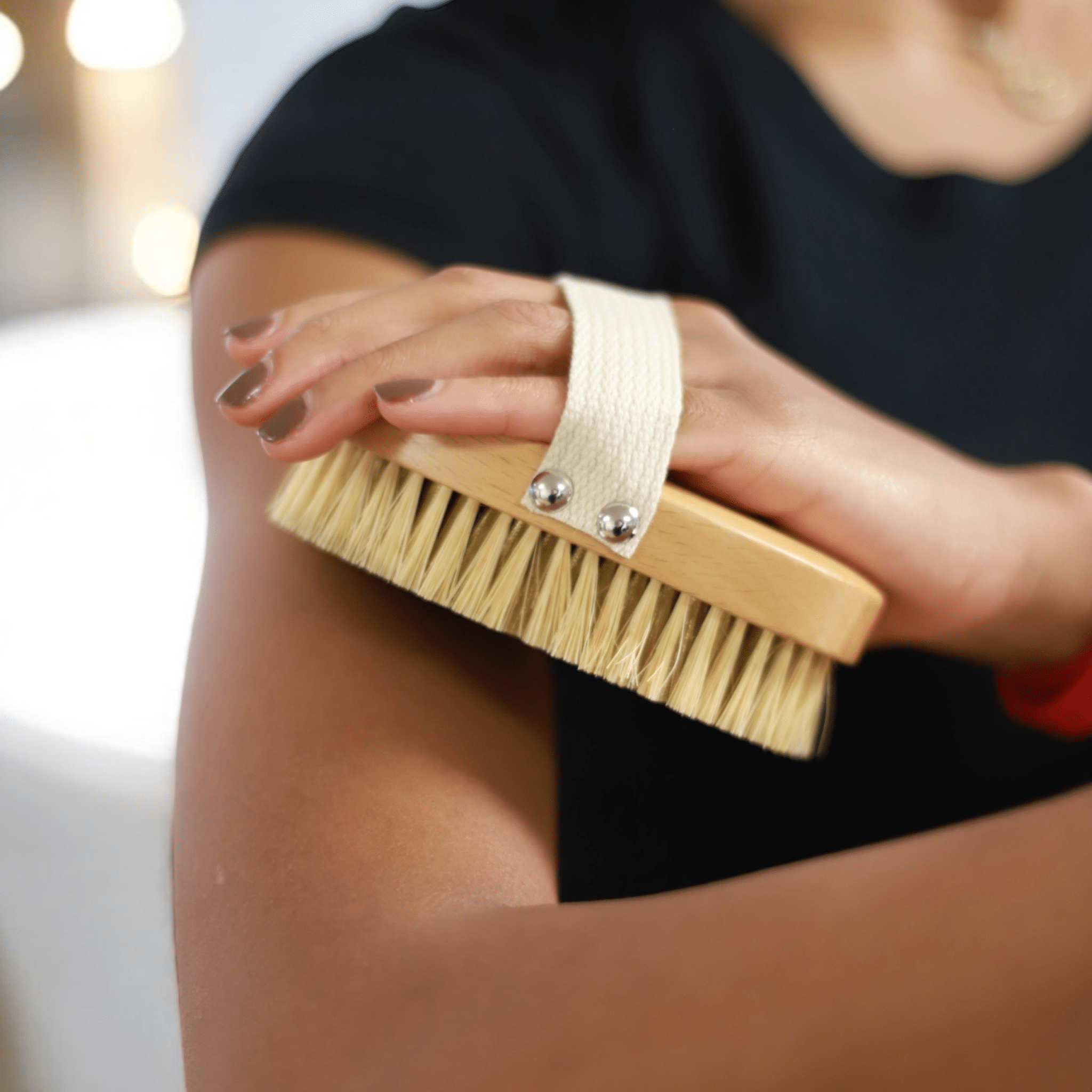 Therasage TheraBrush Dry Brush with Copper Bristles