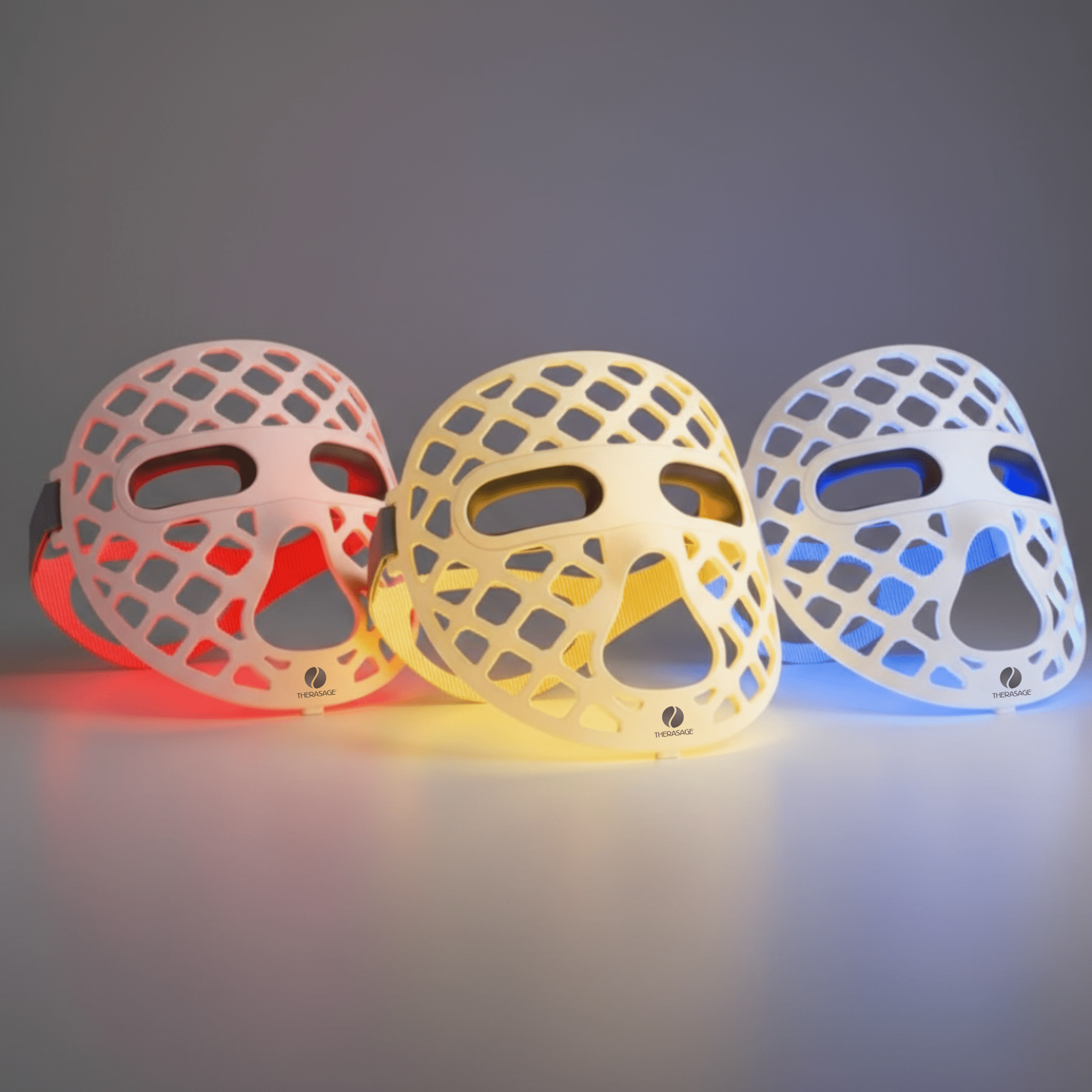 Therasage TheraGlow Mask2Go+™ LED Light Therapy Face Mask