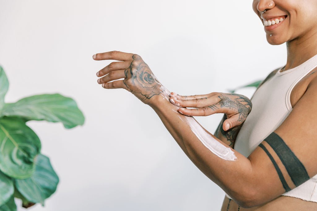 Una Biologicals® Amber Patchouli Body Butter | Natural Body Lotion | Una Biologicals