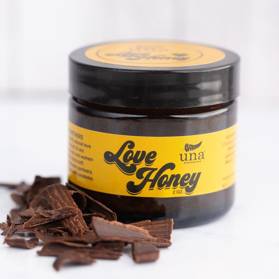 Una Biologicals® Love Honey | Intimate Massage Oil | Una Biologicals