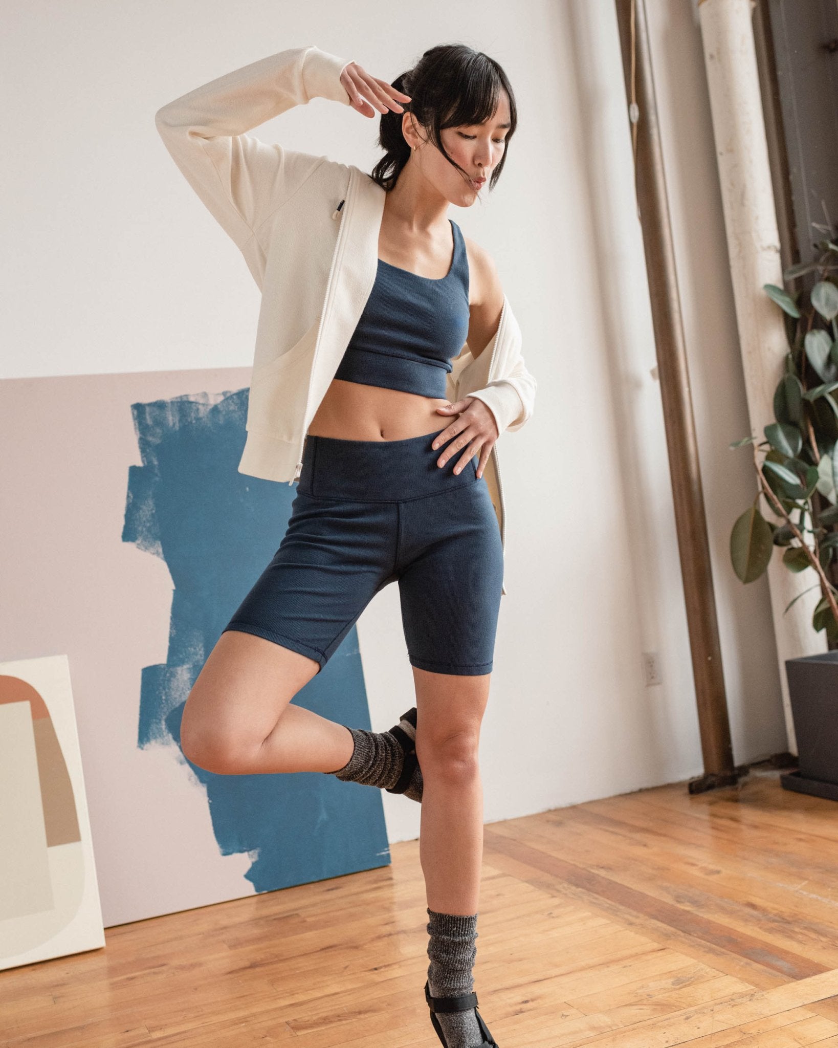 United By Blue EcoKnit™ Ribbed Bike Short