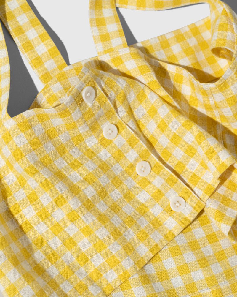 United By Blue Linen Cropped Tank