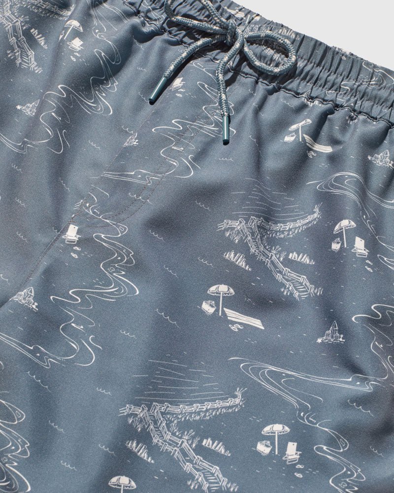 United By Blue Recycled Swim Trunk - 5"