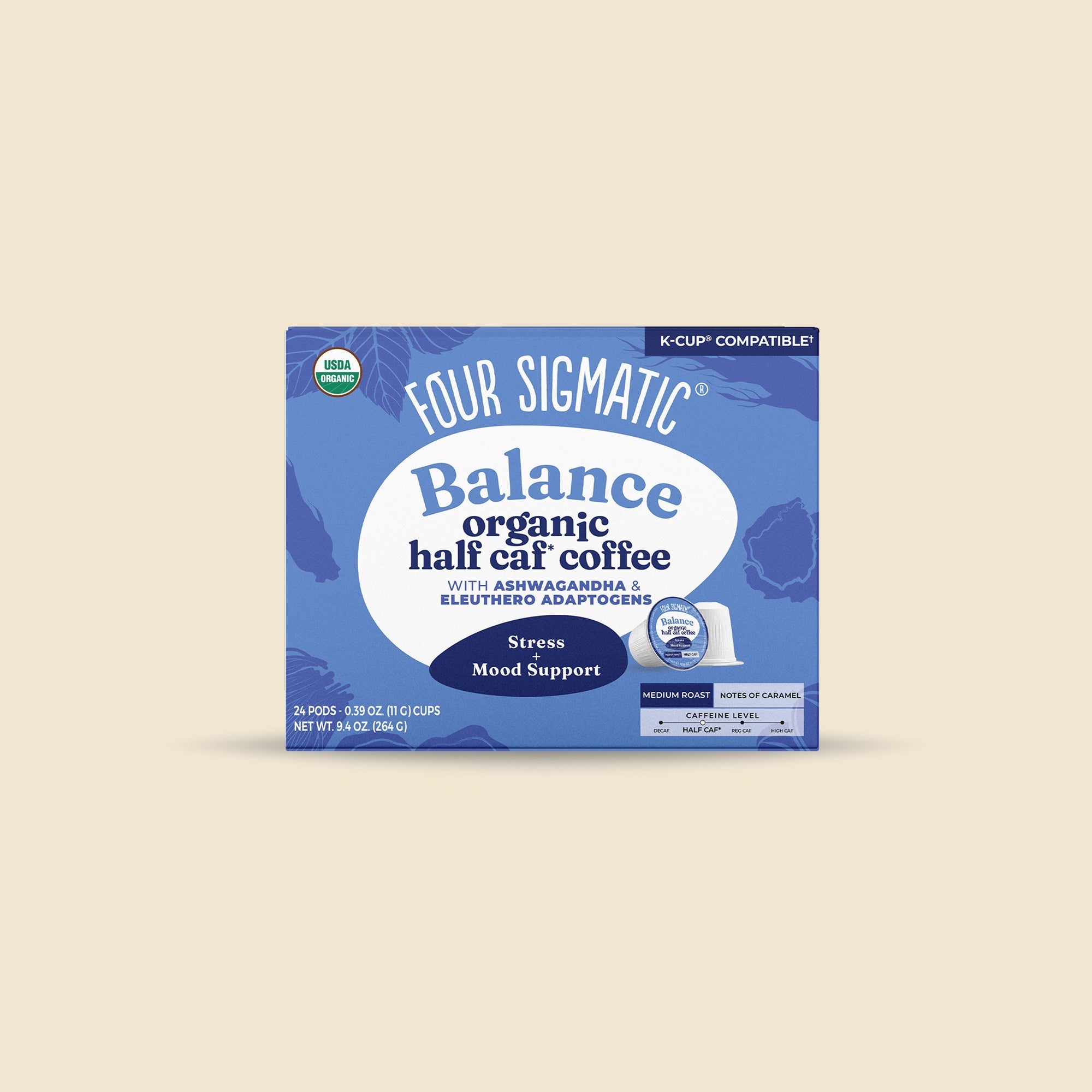 US Four Sigmatic Balance Coffee Pods (24ct)