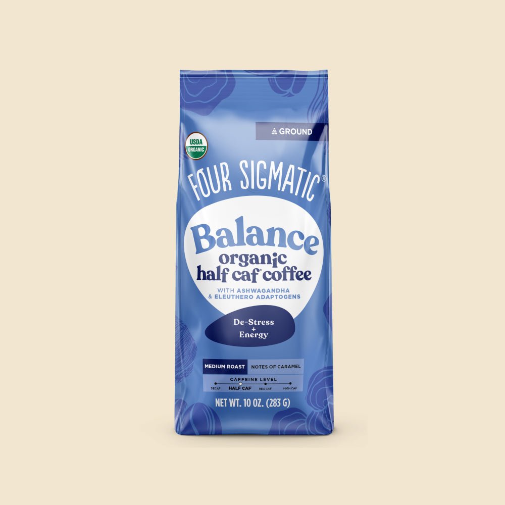 US Four Sigmatic Balance Half Caf Ground Coffee