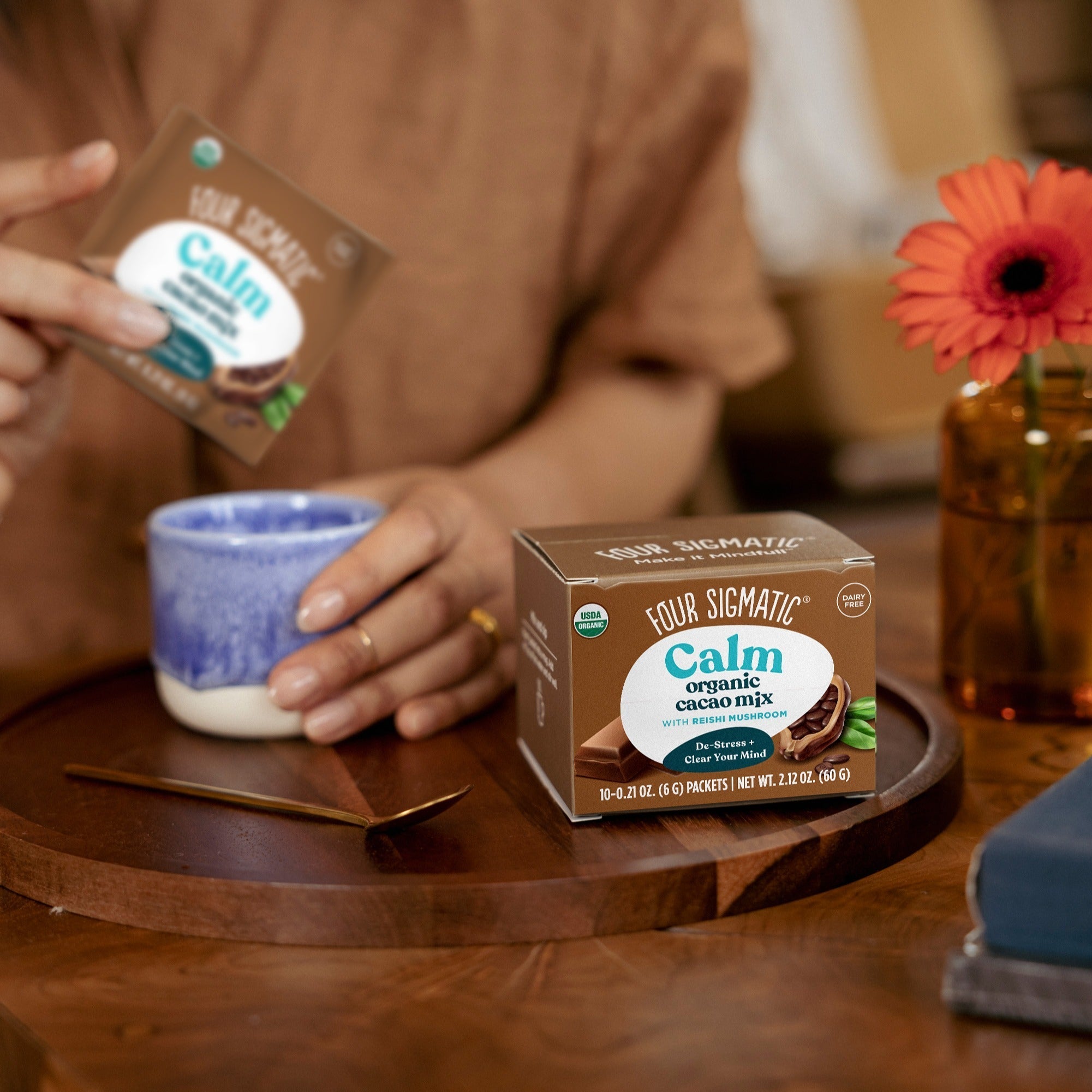 US Four Sigmatic Calm Cacao, Packets