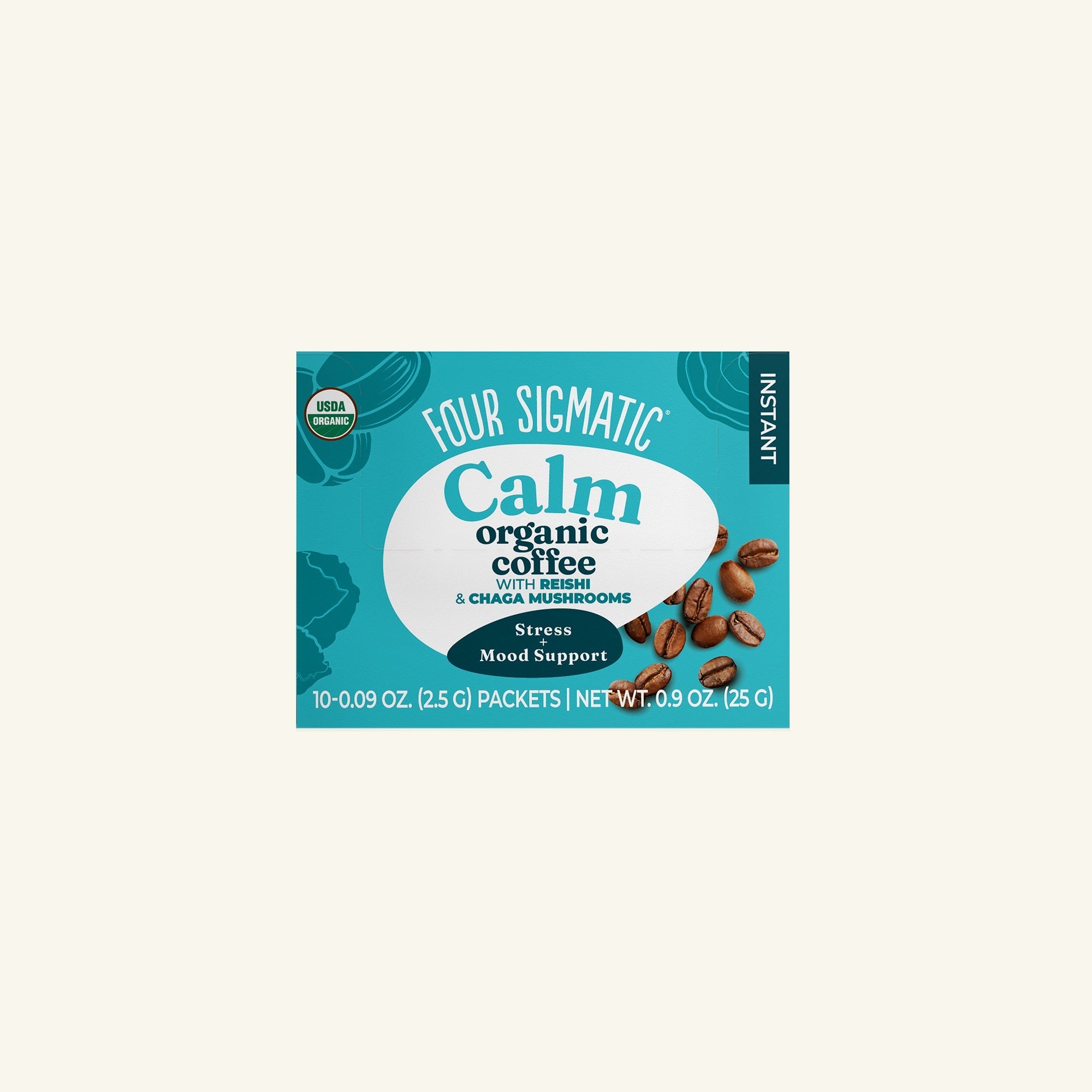 US Four Sigmatic Calm Instant Coffee, Packets