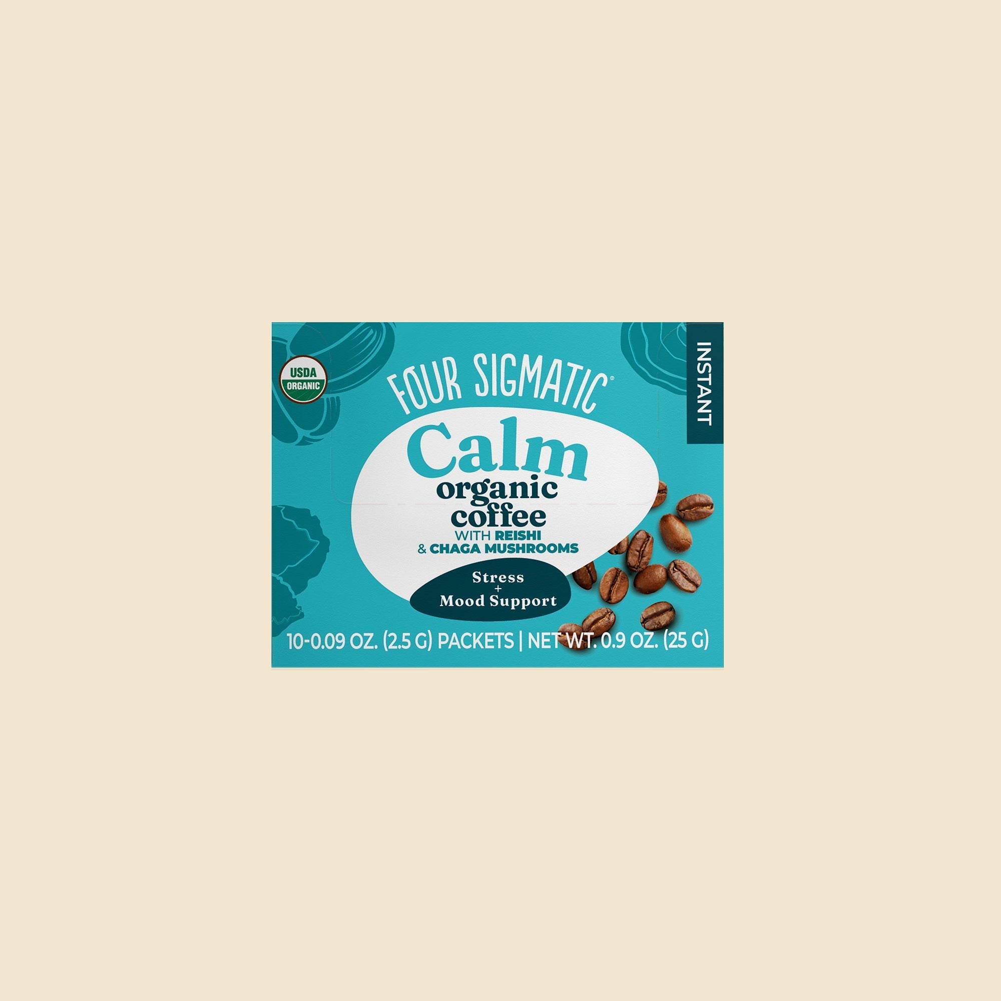 US Four Sigmatic Calm Instant Coffee, Packets