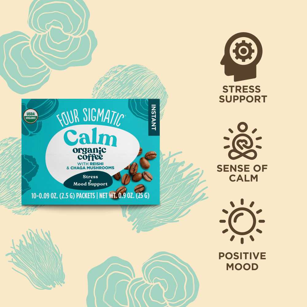 US Four Sigmatic Calm Instant Coffee, Packets