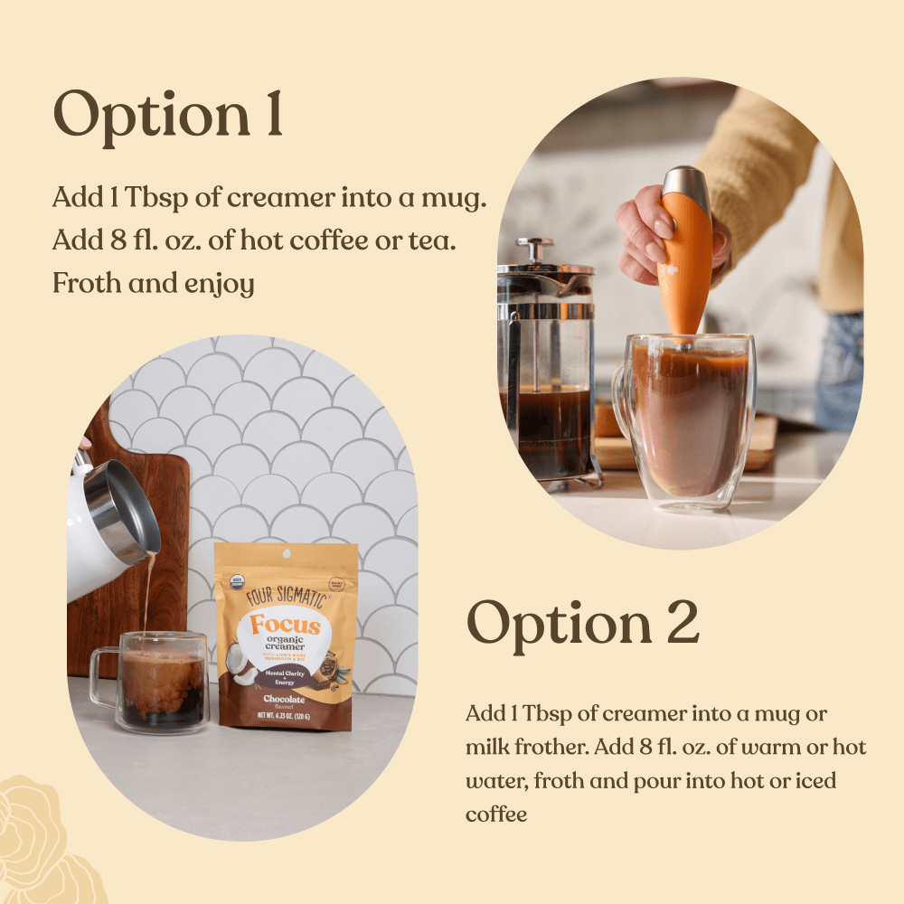 US Four Sigmatic Focus Creamer – Chocolate
