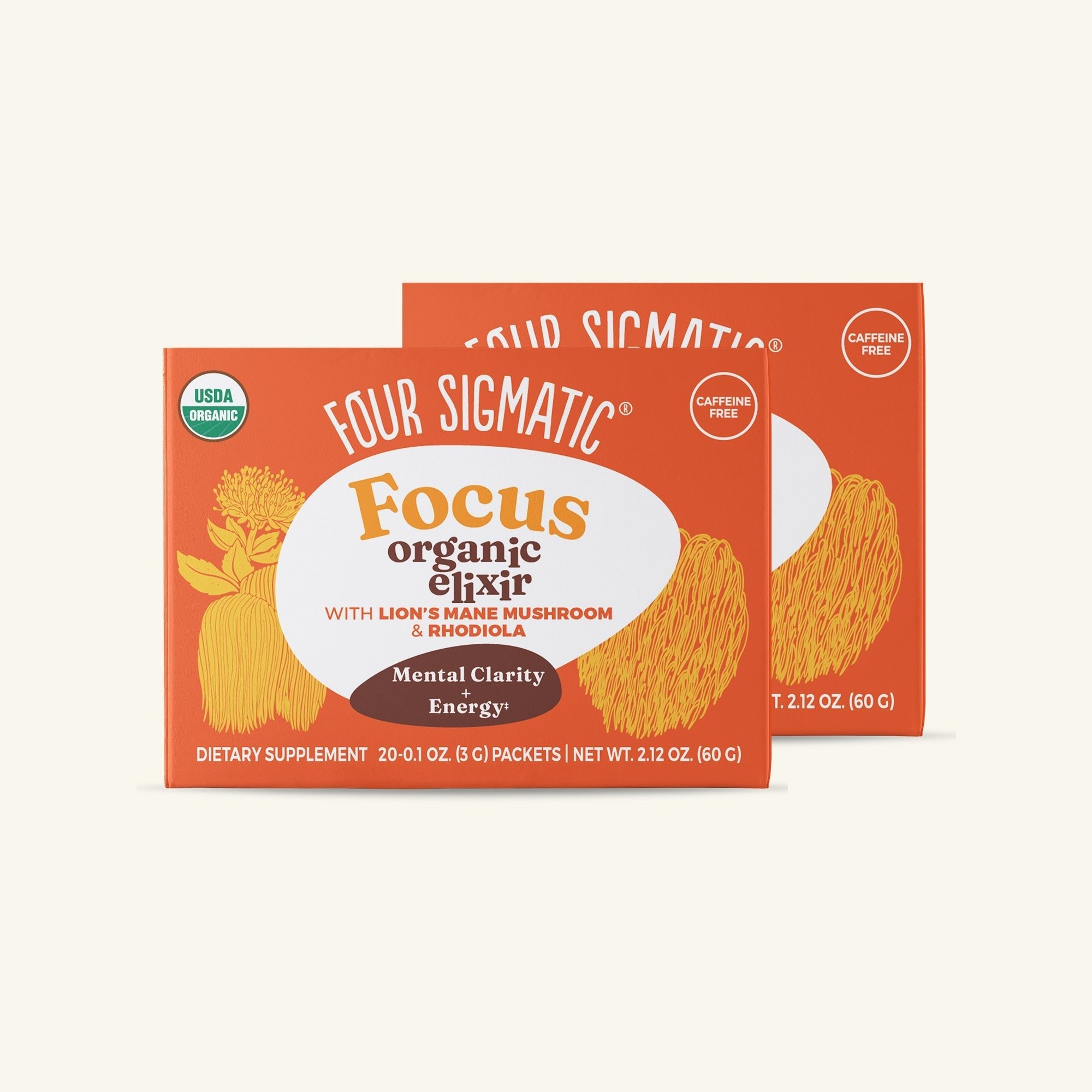 US Four Sigmatic Focus Elixir, Packets
