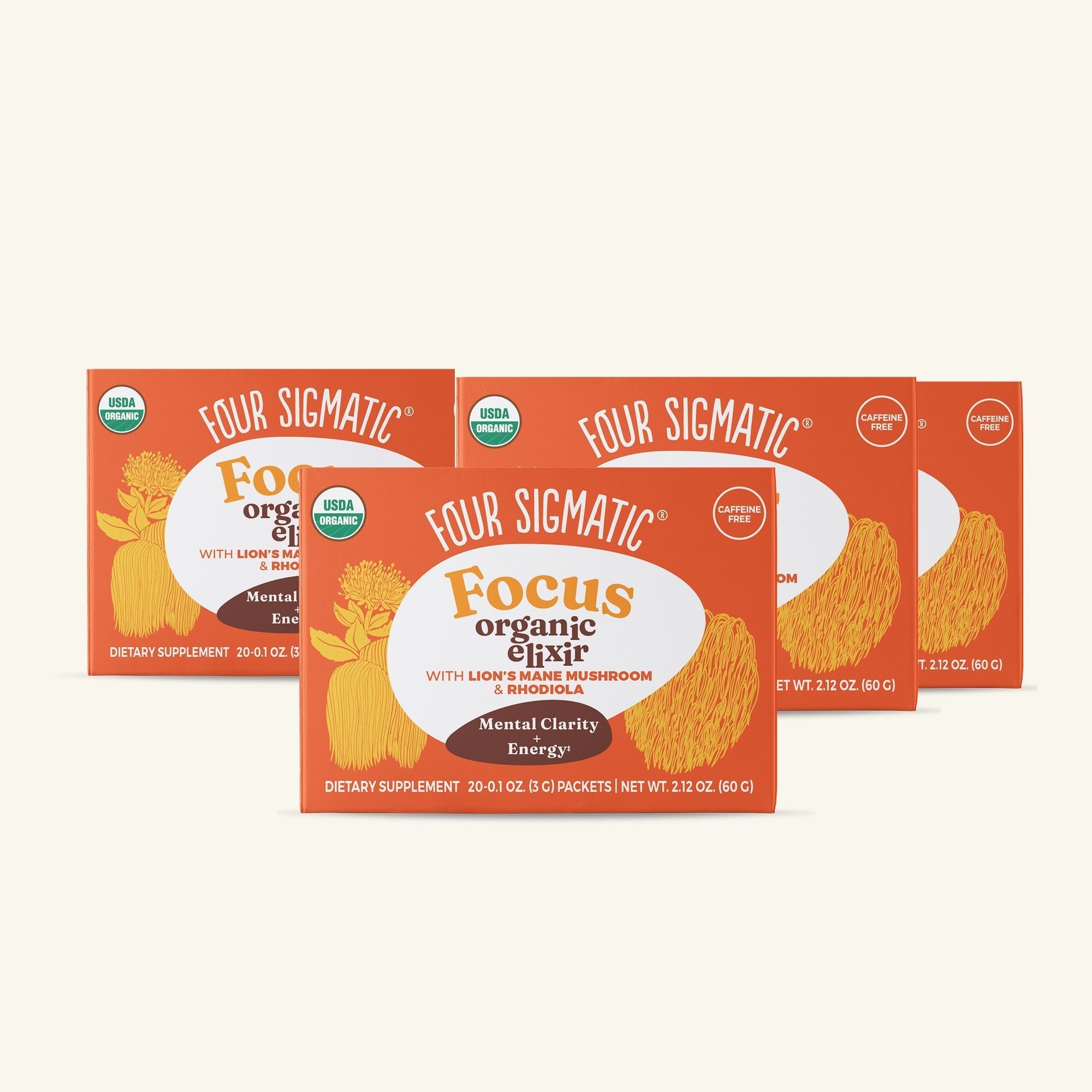 US Four Sigmatic Focus Elixir, Packets