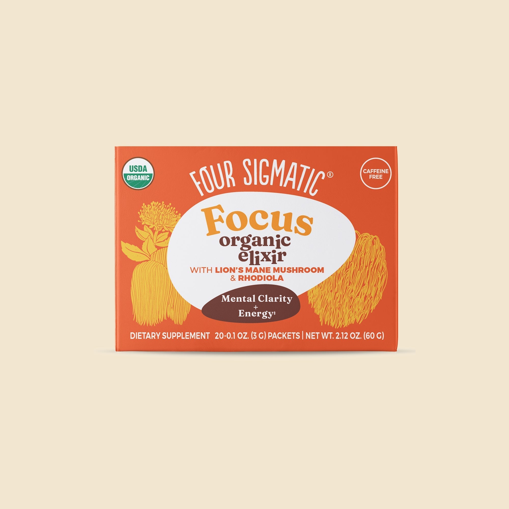 US Four Sigmatic Focus Elixir, Packets