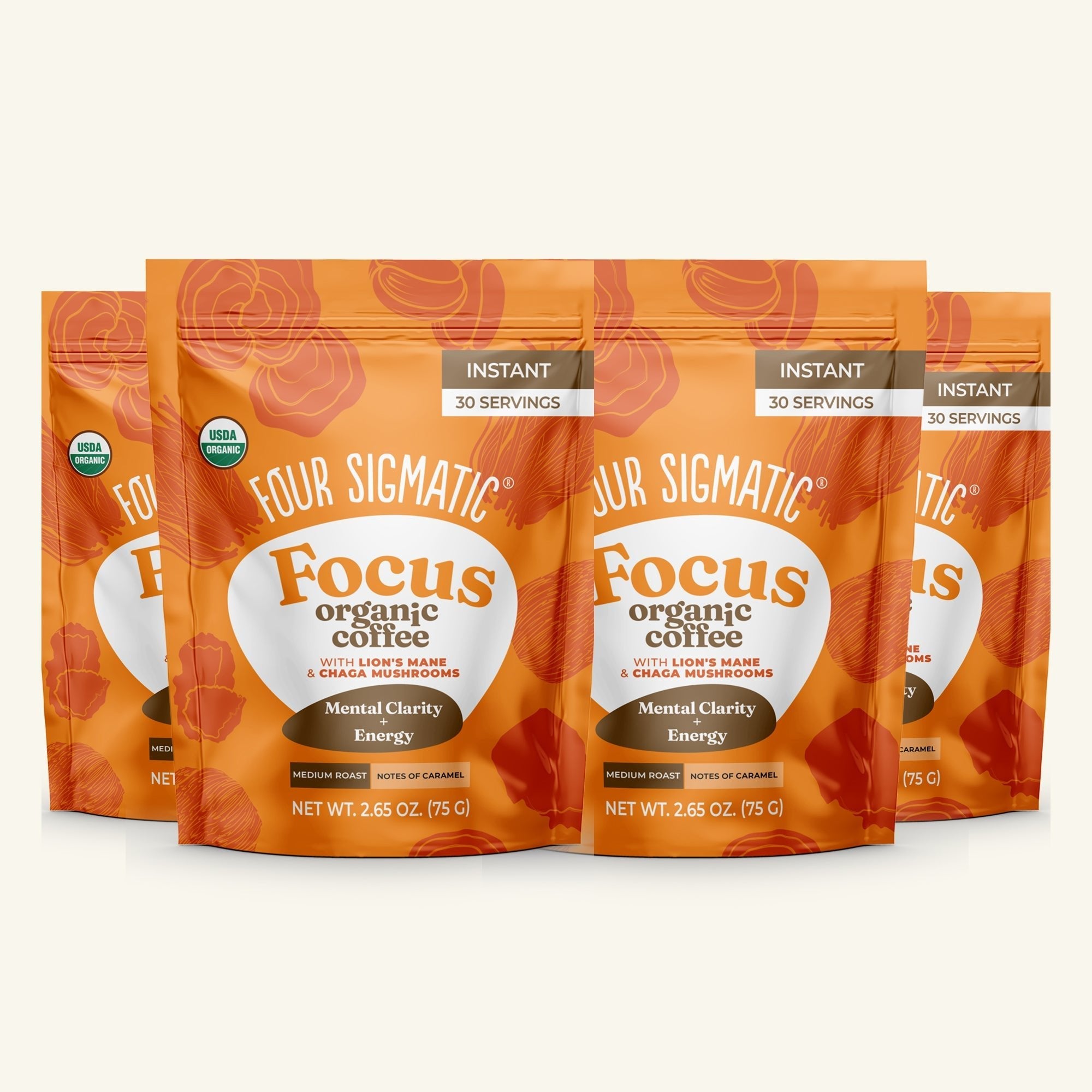 US Four Sigmatic Focus Instant Coffee Multiserve