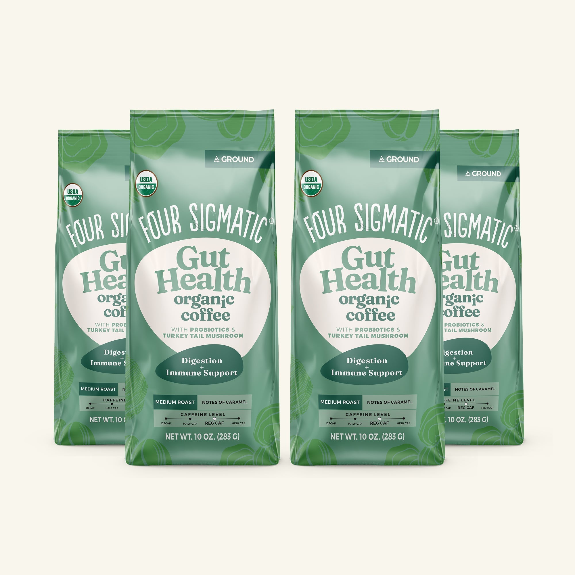 US Four Sigmatic Gut Health Ground Coffee - Medium