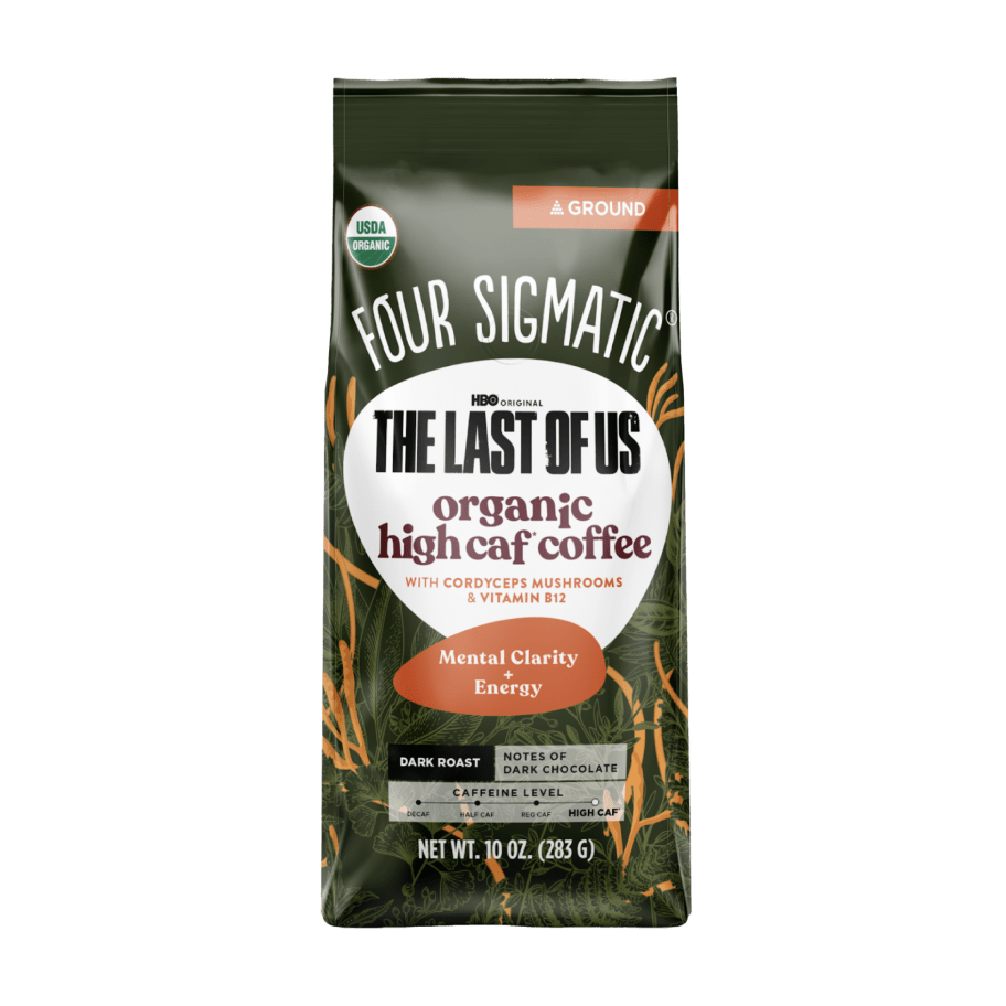 US Four Sigmatic HBO Original The Last Of Us - Organic High Caf Ground Coffee