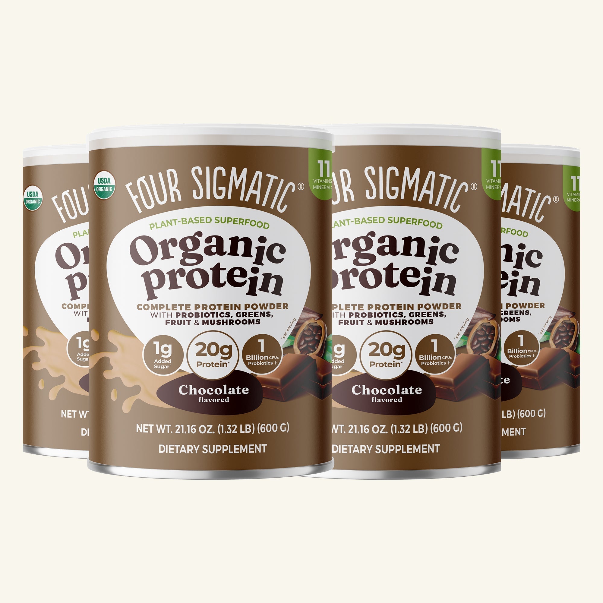 US Four Sigmatic Plant - Based Protein – Chocolate