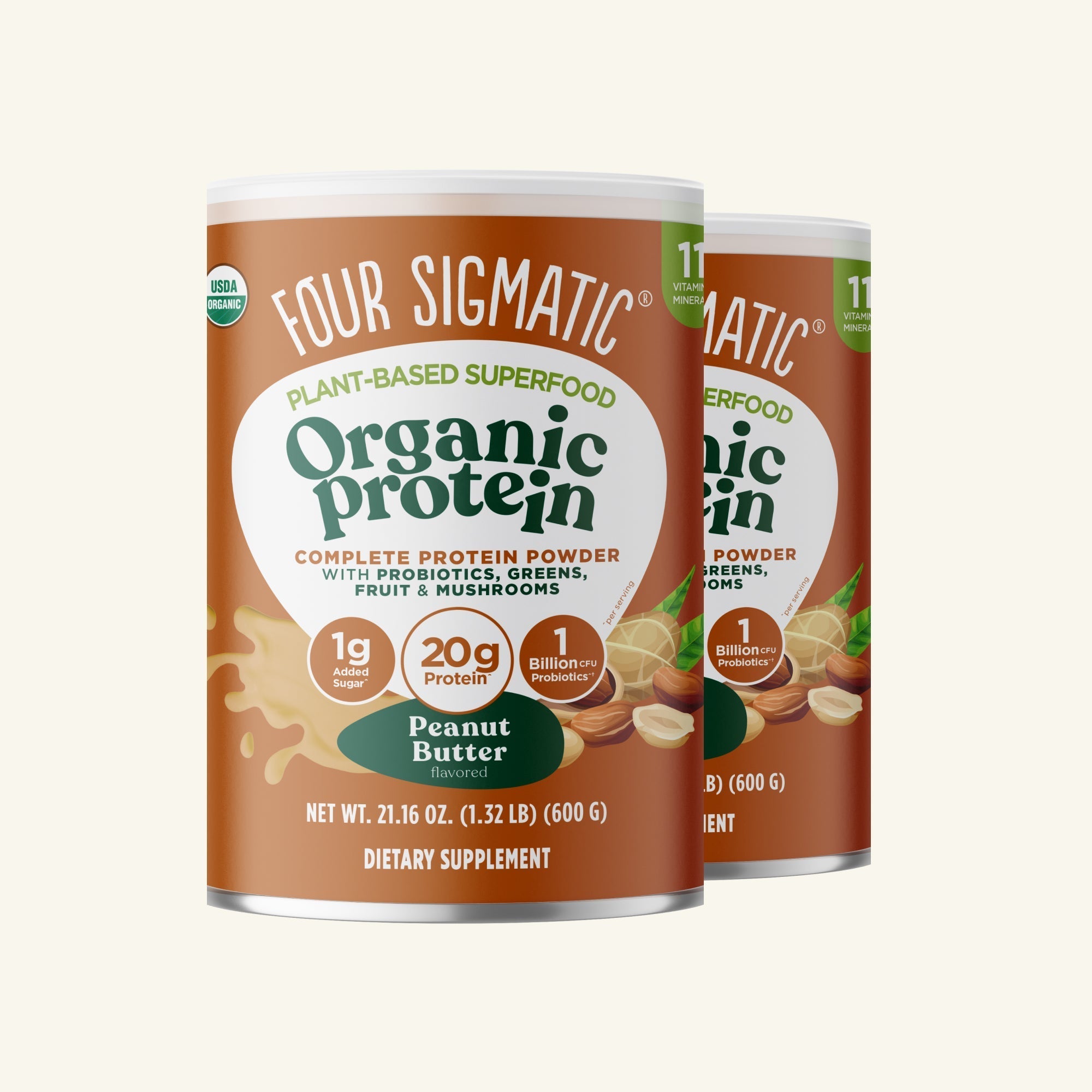 US Four Sigmatic Plant - Based Protein – Peanut Butter