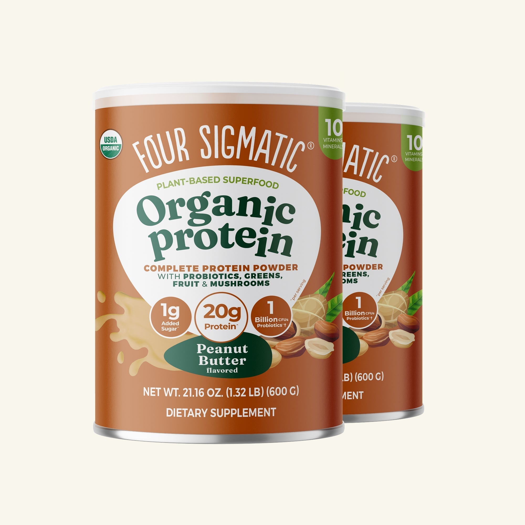 US Four Sigmatic Plant - Based Protein – Peanut Butter