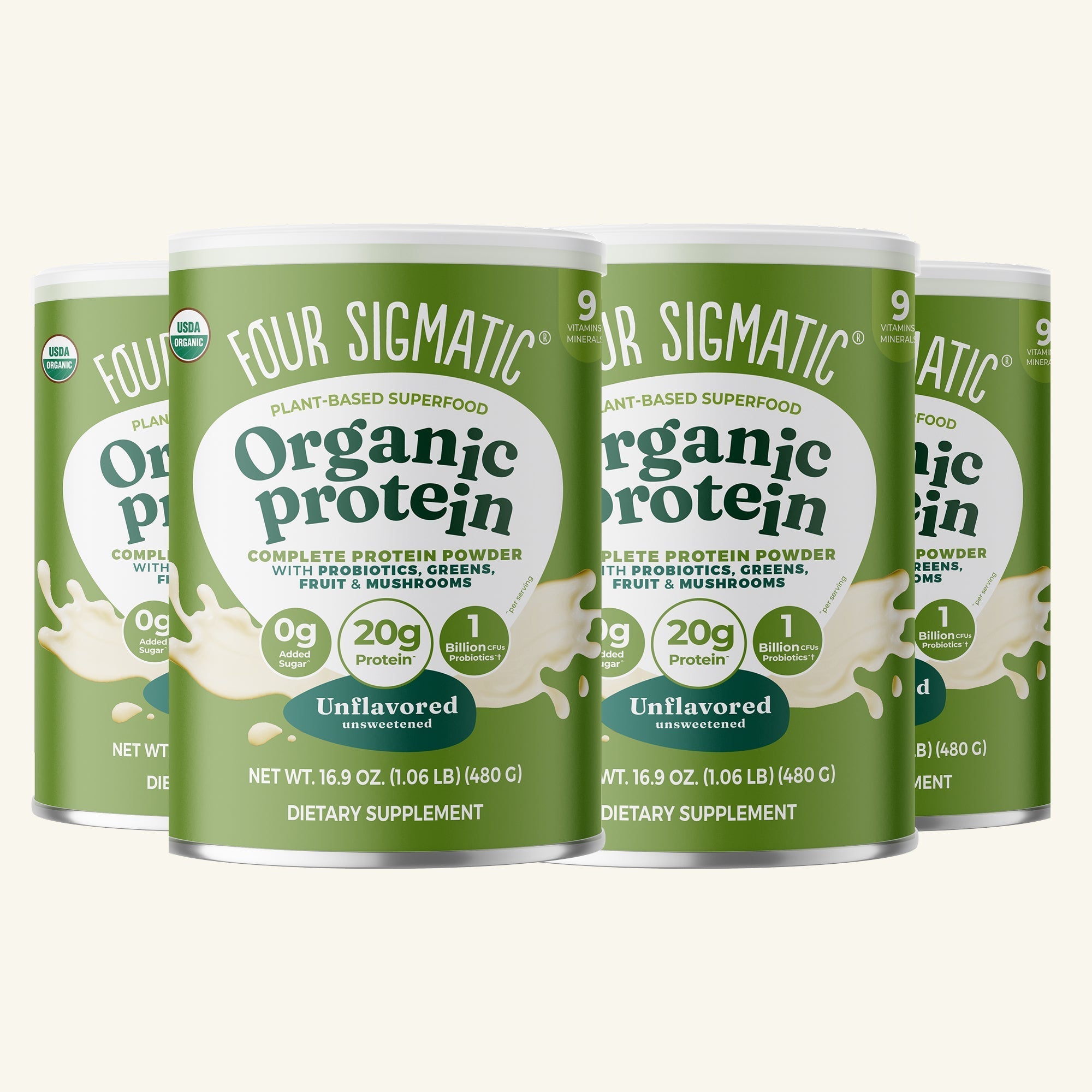 US Four Sigmatic Plant - Based Protein – Unflavored