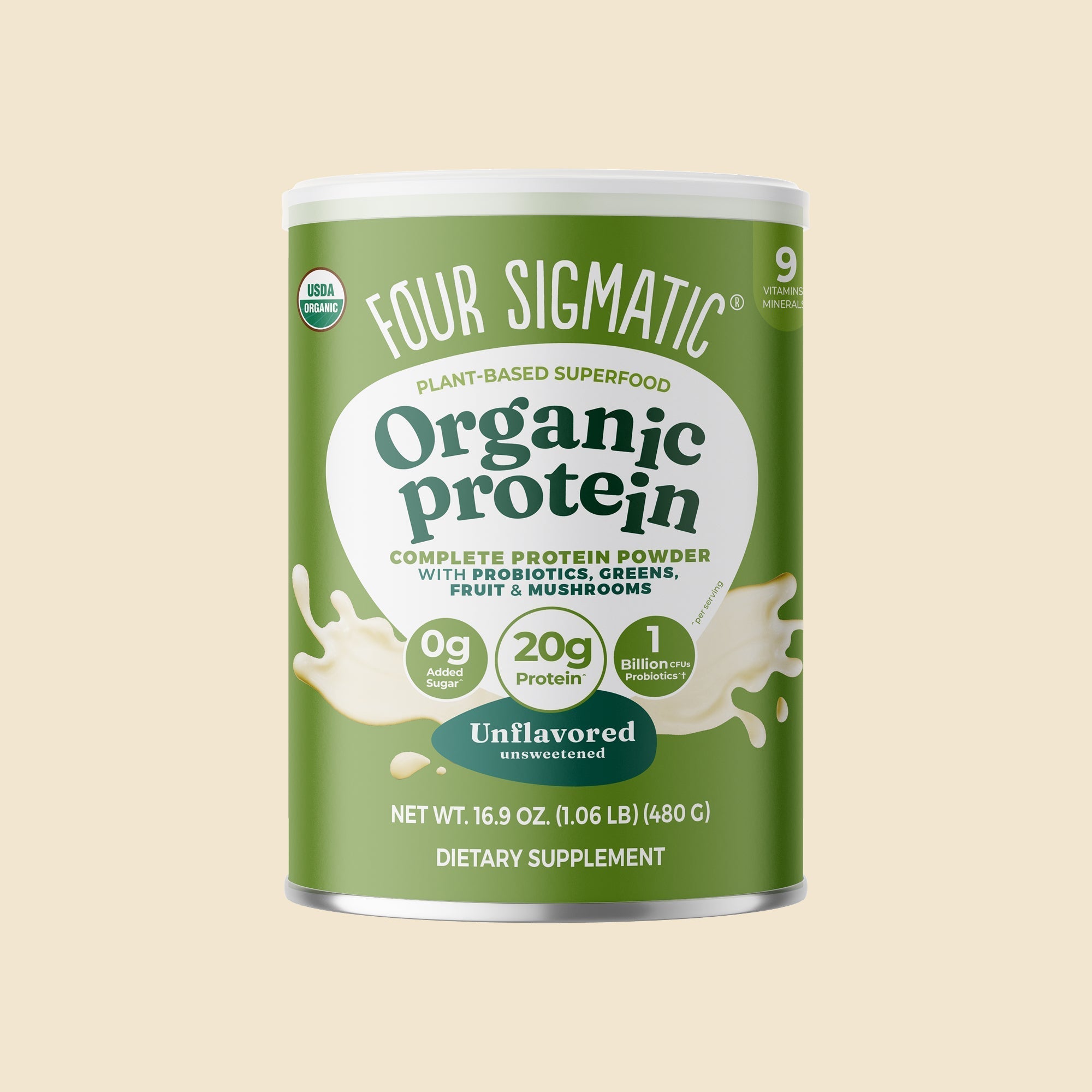 US Four Sigmatic Plant - Based Protein – Unflavored