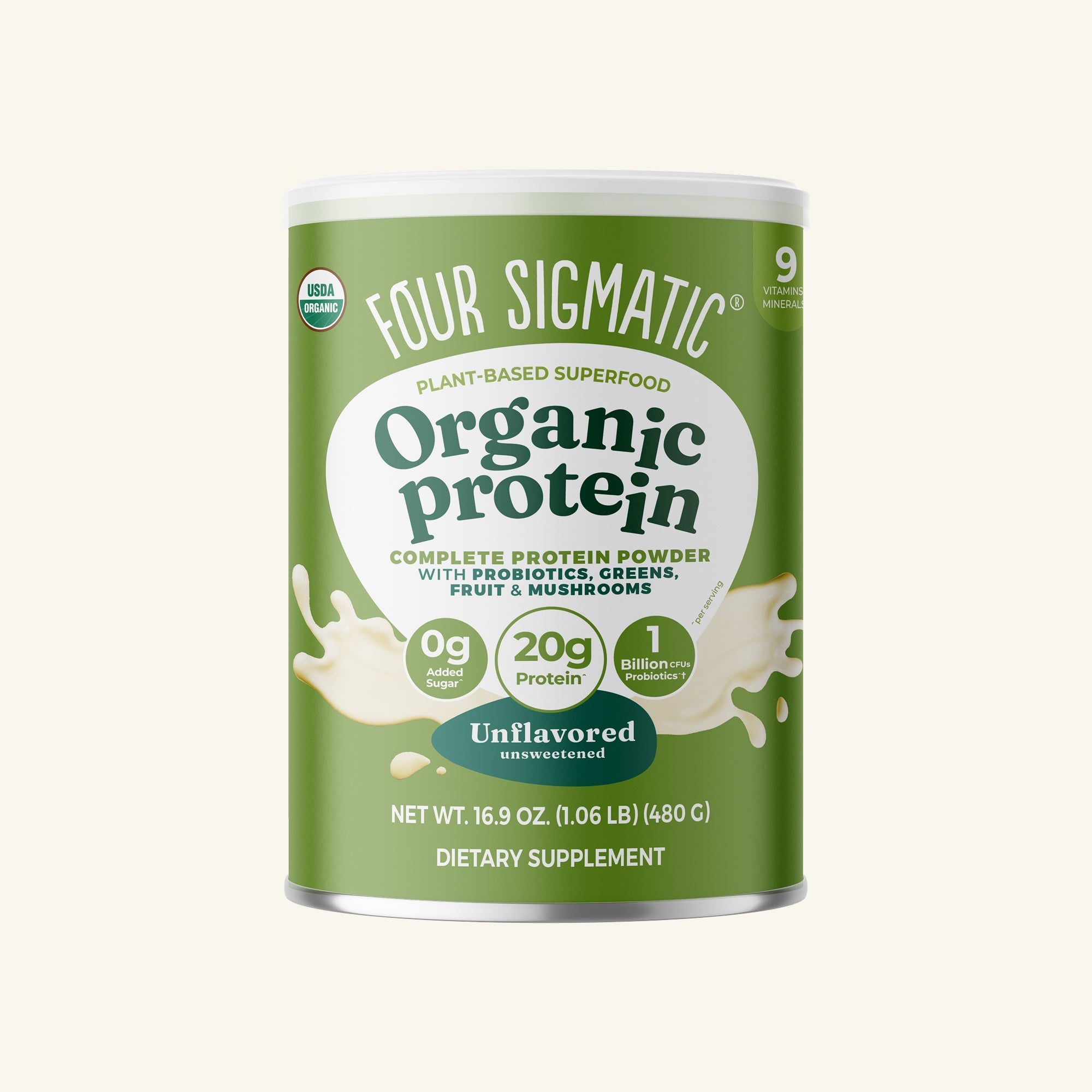 US Four Sigmatic Plant - Based Protein – Unflavored