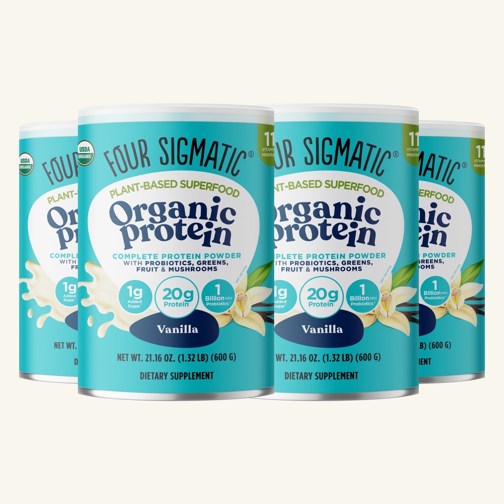 US Four Sigmatic Plant - Based Protein – Vanilla