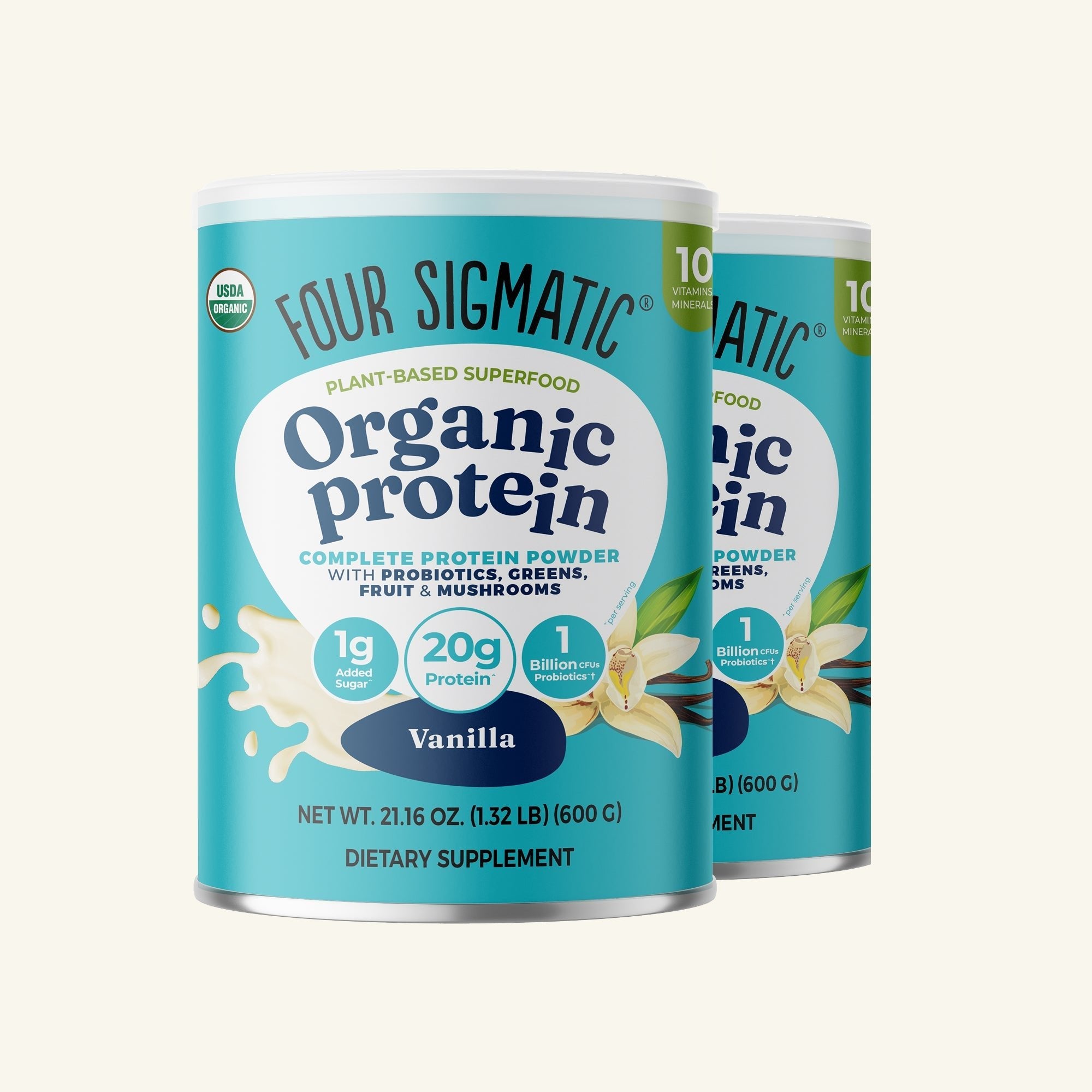 US Four Sigmatic Plant - Based Protein – Vanilla
