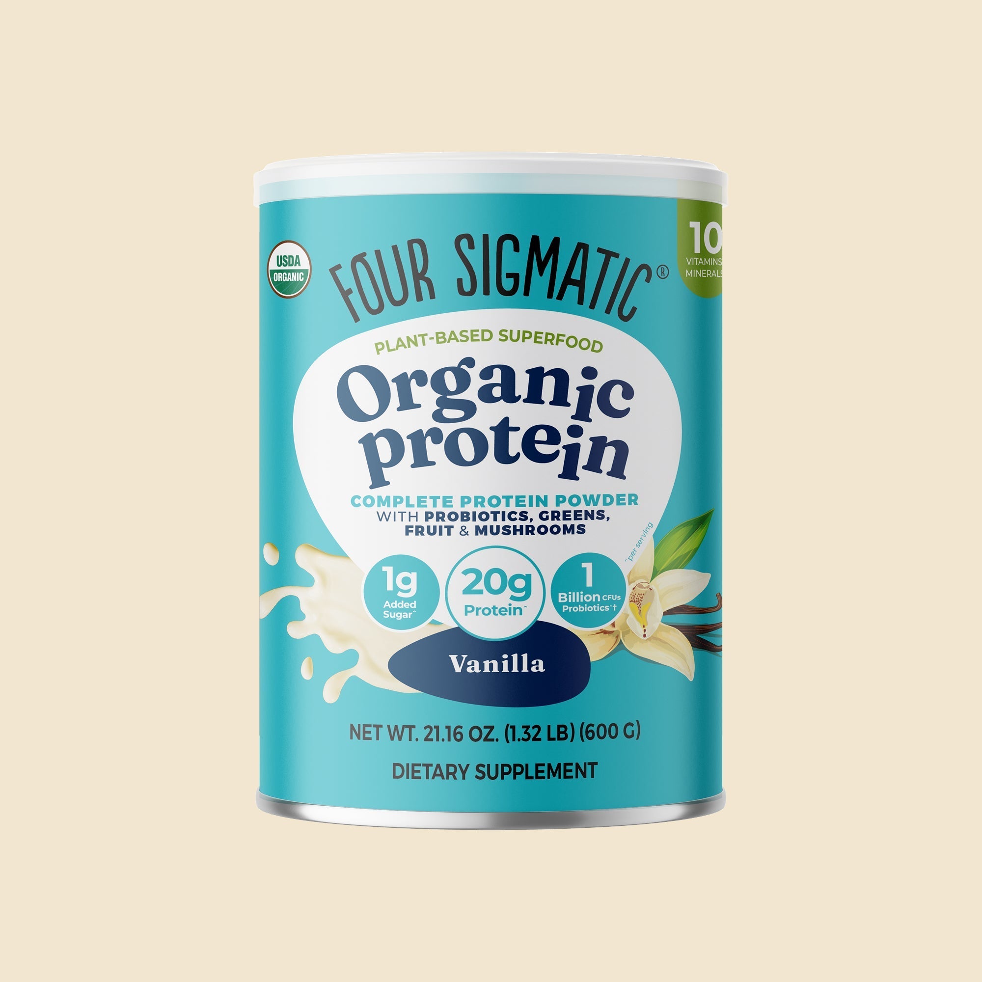 US Four Sigmatic Plant - Based Protein – Vanilla