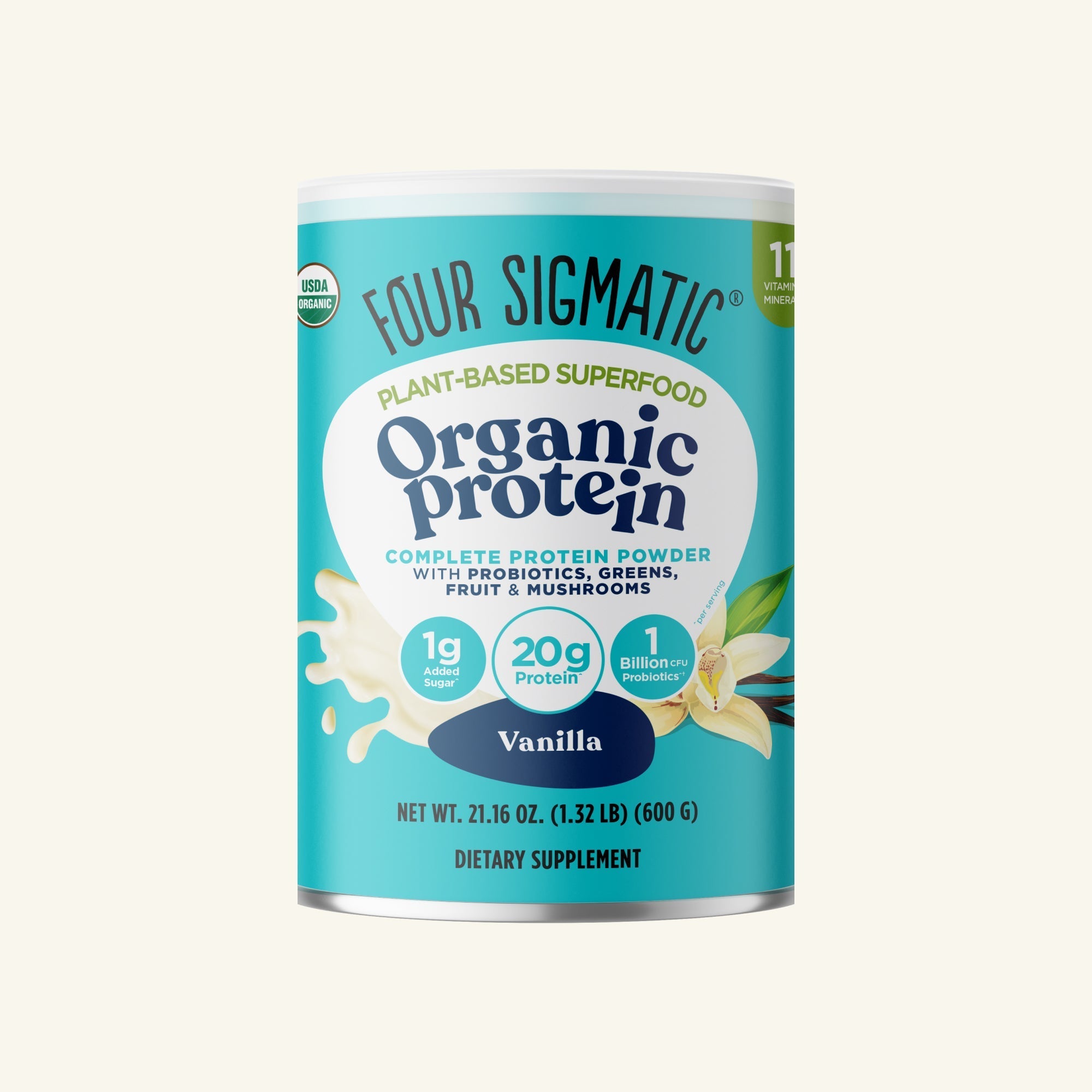US Four Sigmatic Plant - Based Protein – Vanilla