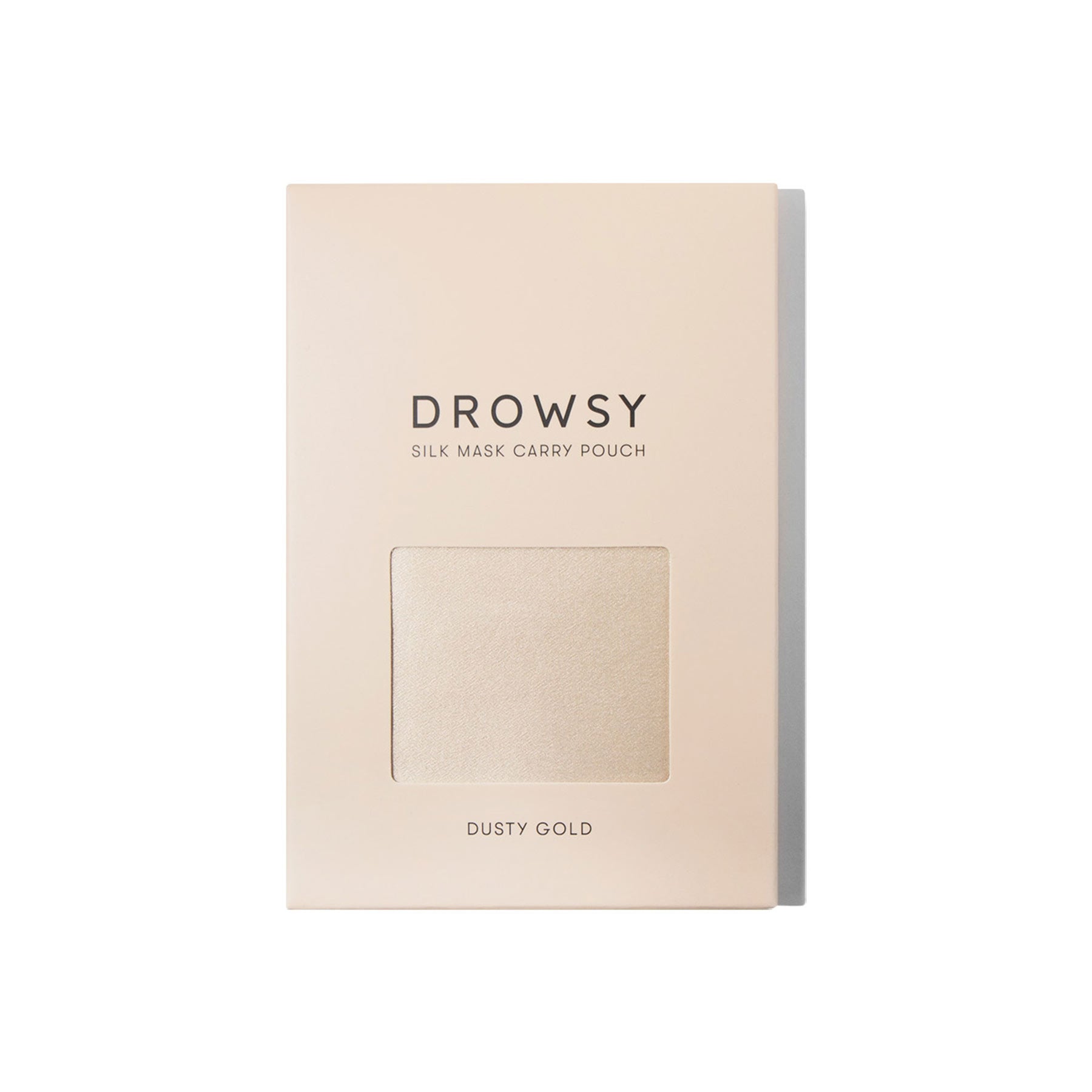 USA - DrowsyB2B Dusty Gold Silk Carry Pouch
